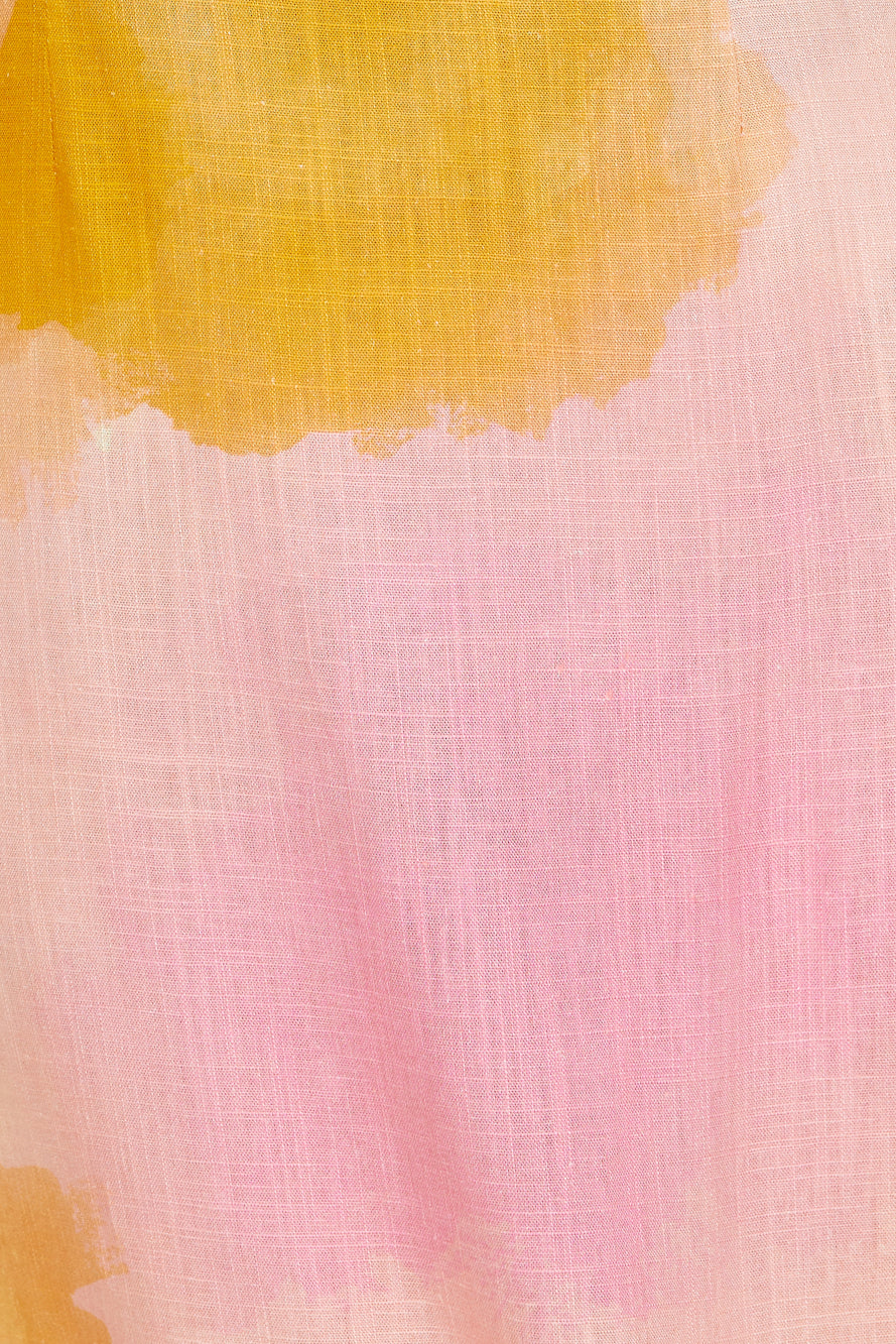 THE WOLF GANG El Mar Maxi Dress Watercolour-Roy Dress