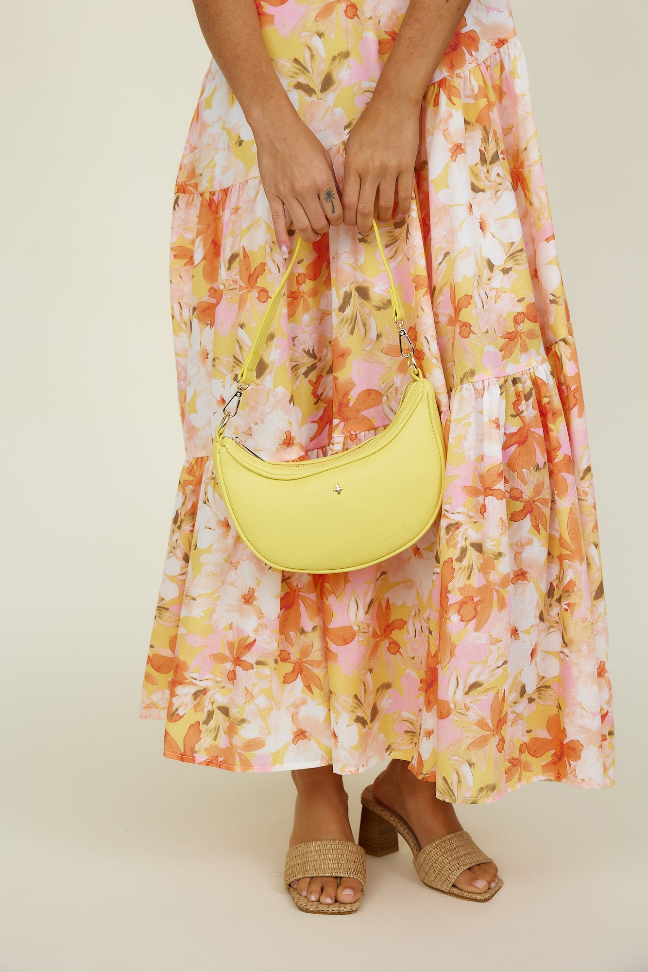 PETA + JAIN Micki Bag Lemon Pebble-Roy Dress