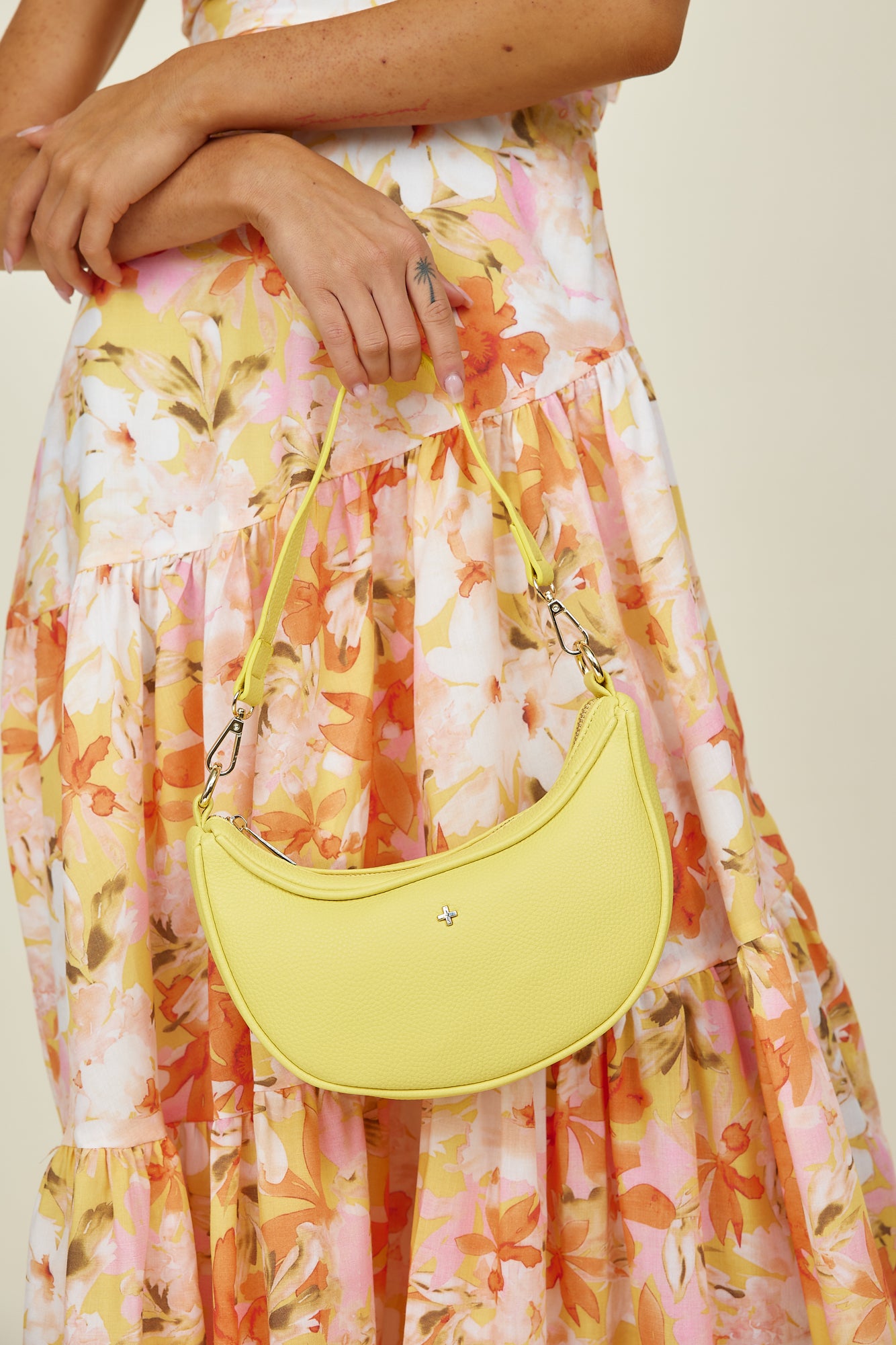 PETA + JAIN Micki Bag Lemon Pebble-Roy Dress