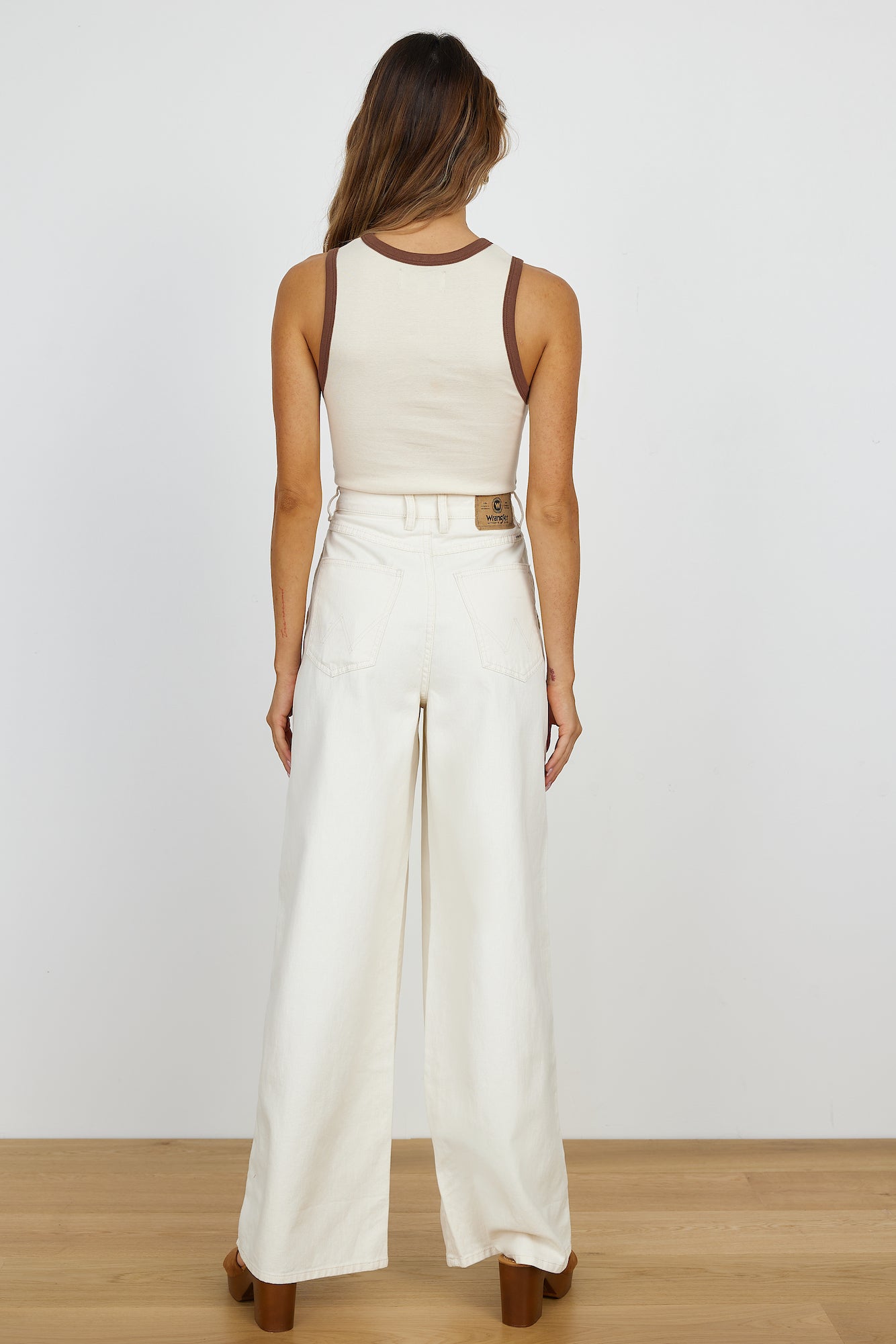 WRANGLER Farrah Wide Jean Parchment-Roy Dress