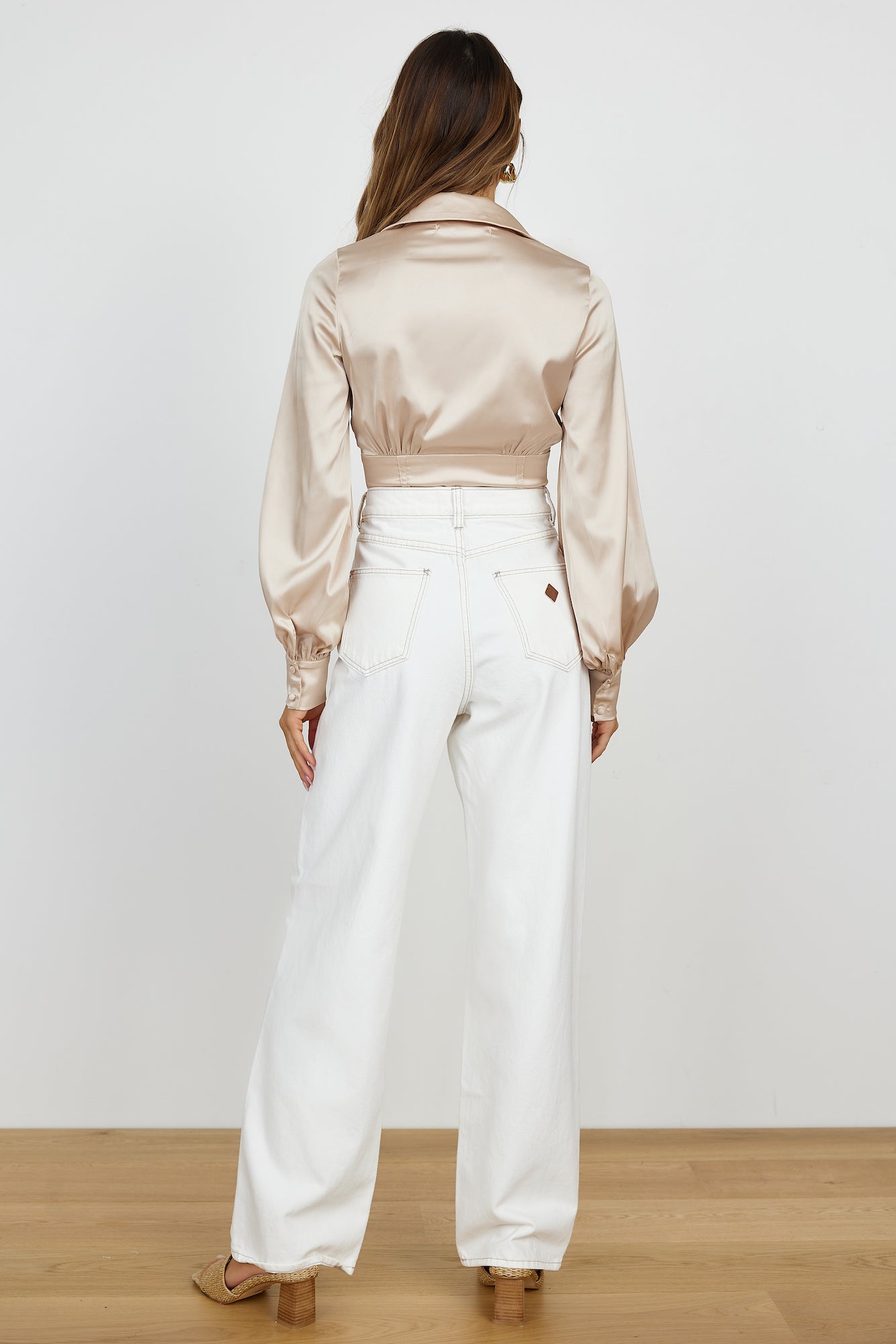 ABRAND A Slouch Jean Vintage White-Roy Dress