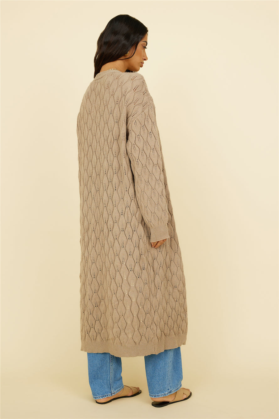 Lullaby Dreams Knit Cardigan Brown-Roy Dress