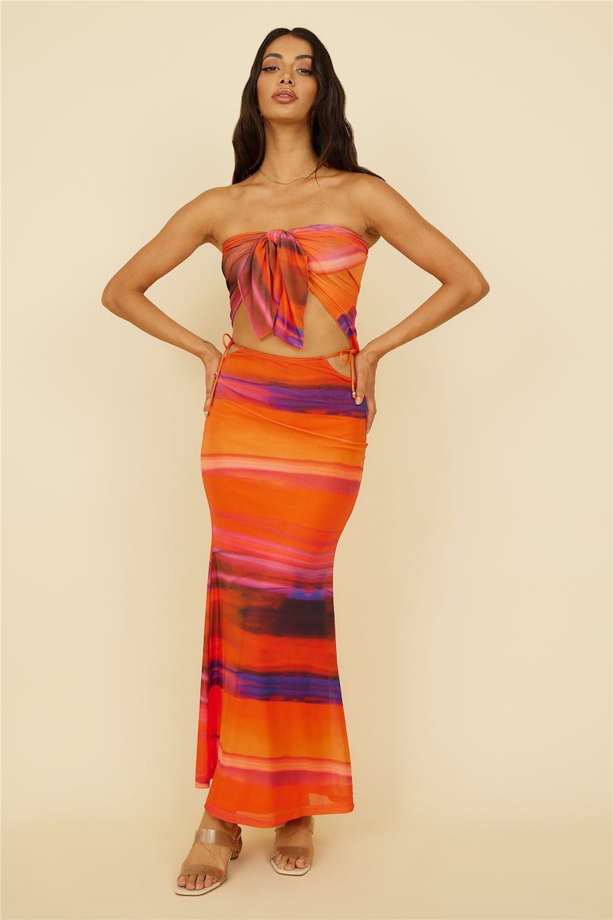 Proserpina Set Orange-Roy Dress