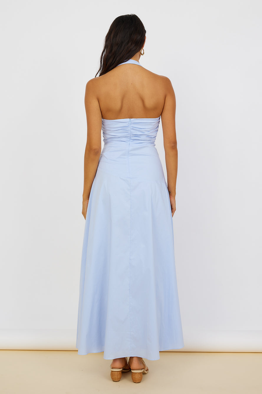 Astrological Nights Maxi Dress Blue-Roy Dress