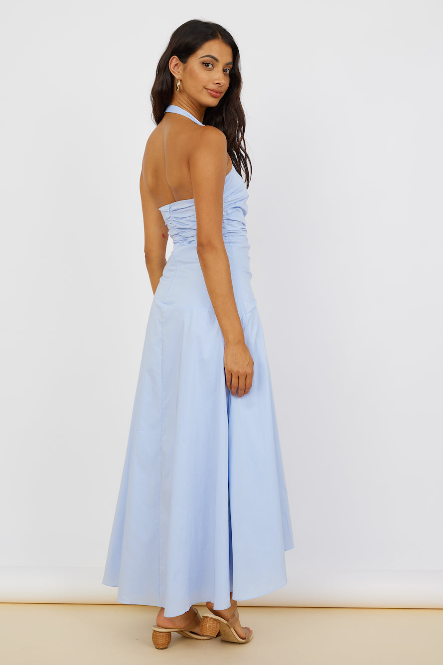 Astrological Nights Maxi Dress Blue-Roy Dress