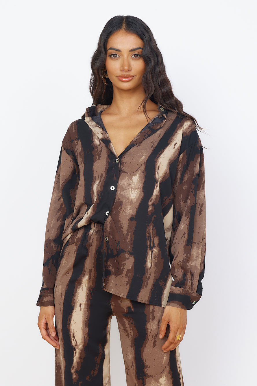 Azure Journey Set Brown-Roy Dress