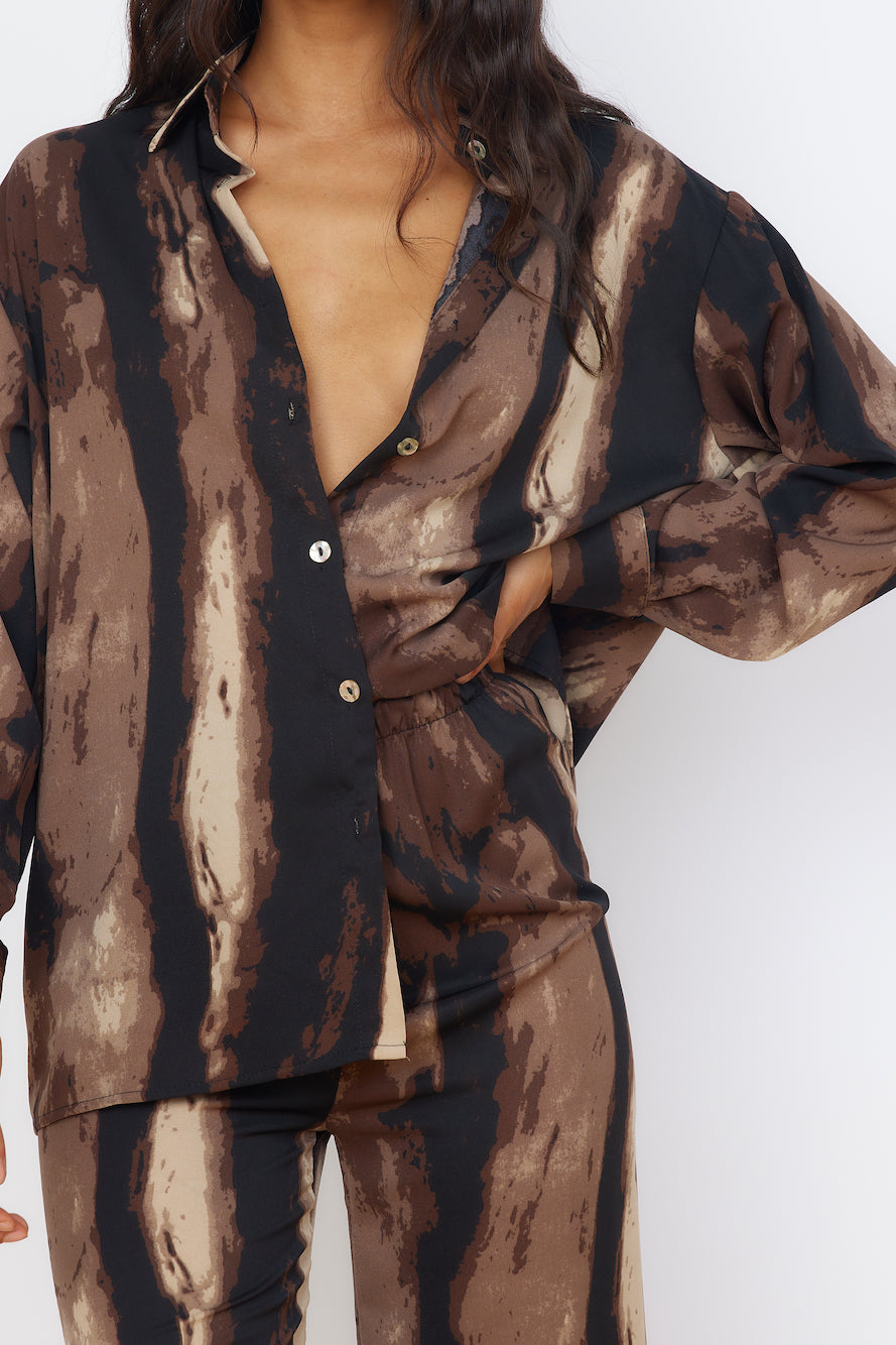 Azure Journey Set Brown-Roy Dress