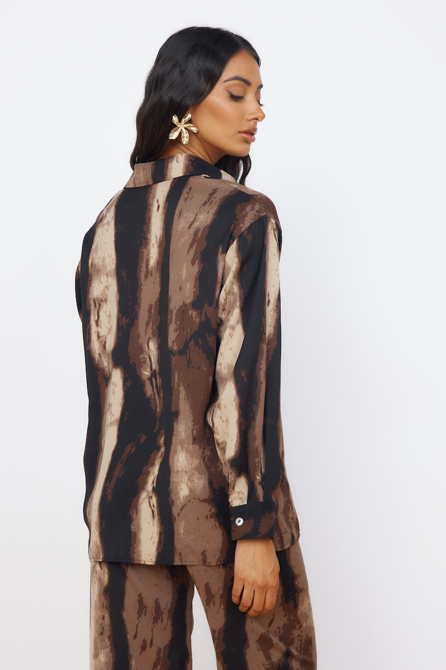 Azure Journey Set Brown-Roy Dress