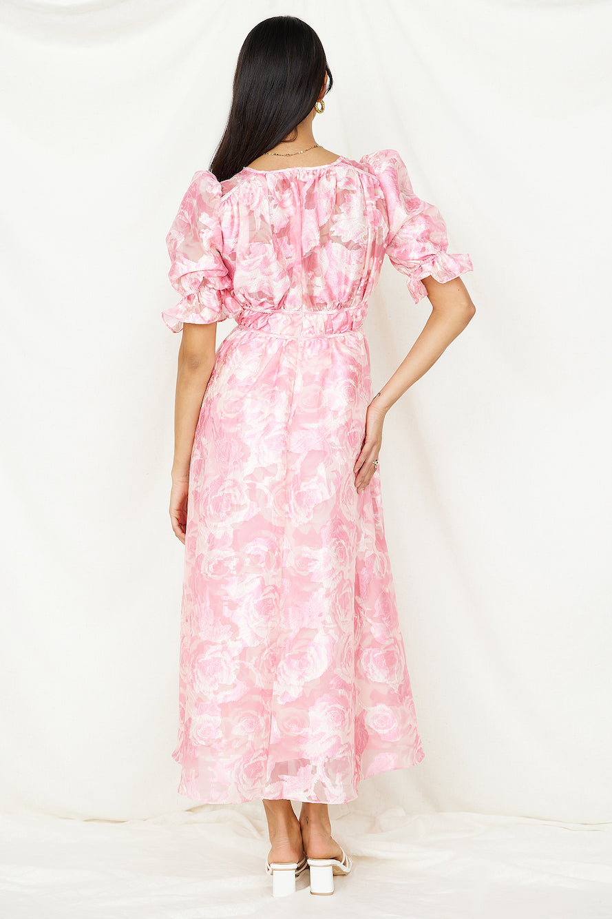 My Juliet Midi Dress Pink-Roy Dress