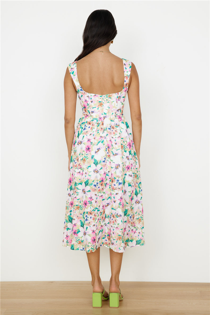 All Day Midi Dress Multi-Roy Dress