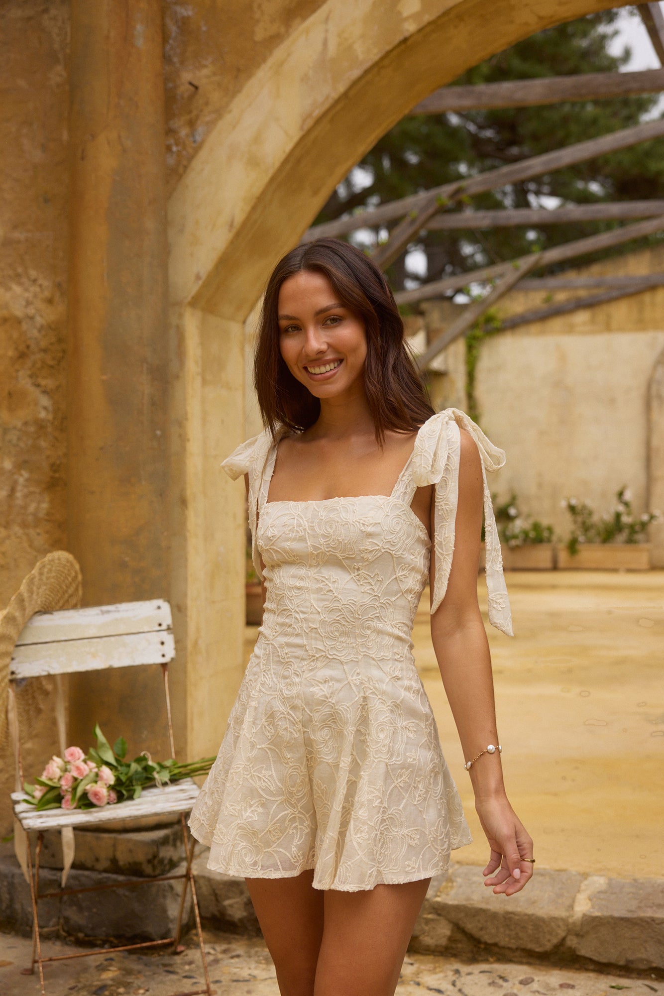 Kinds of Kyra Romper White-Roy Dress