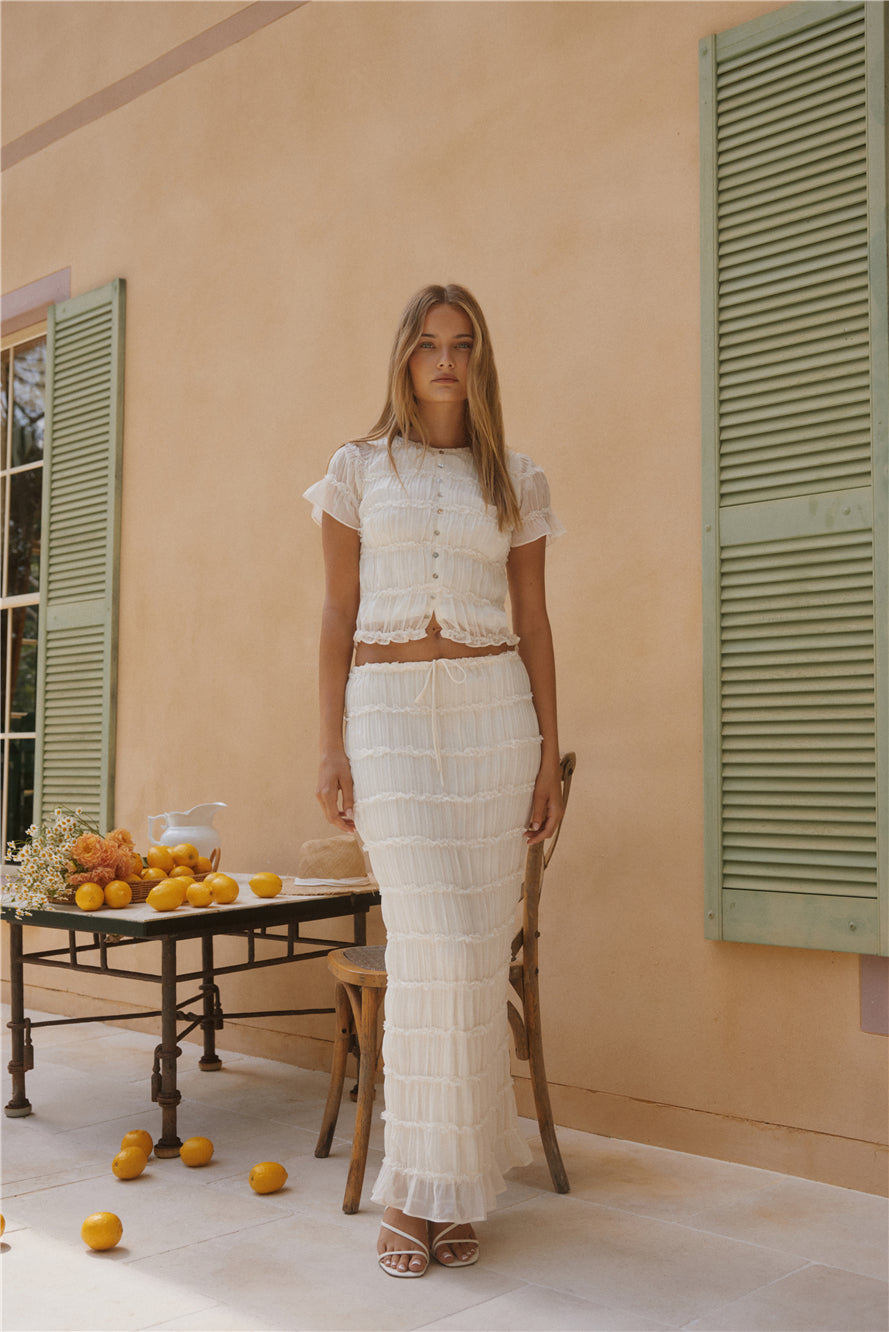 Luna and Lola Set White-Roy Dress