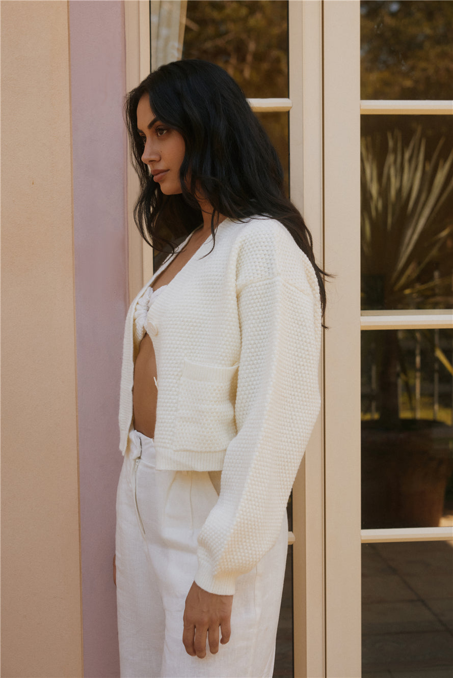 Bayview Cardigan Cream-Roy Dress