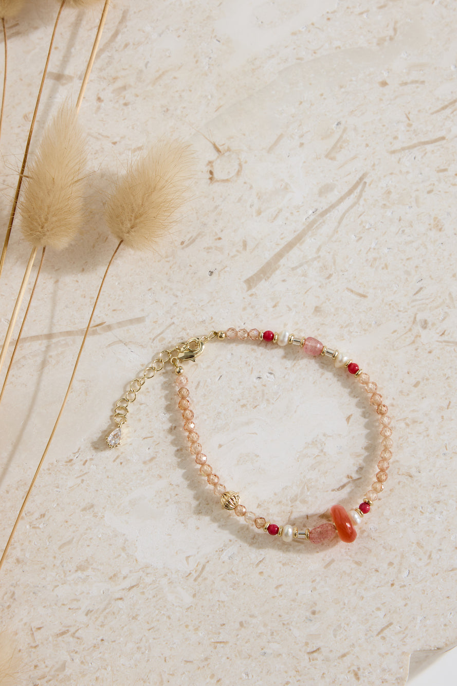 18k Gold Plated For The Ride Bracelet Gold-Roy Dress