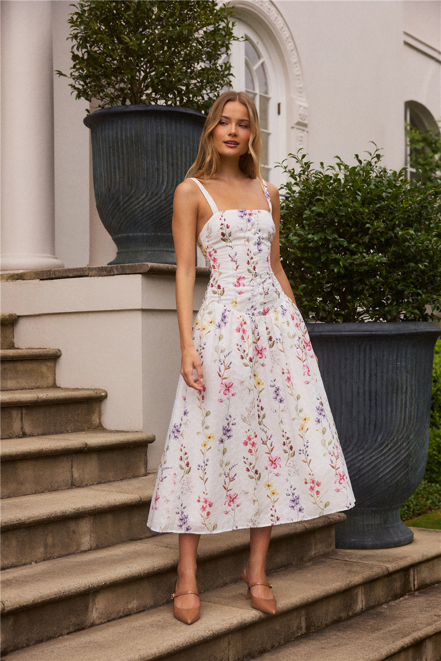 Whimsical Charm Maxi Dress Print-Roy Dress