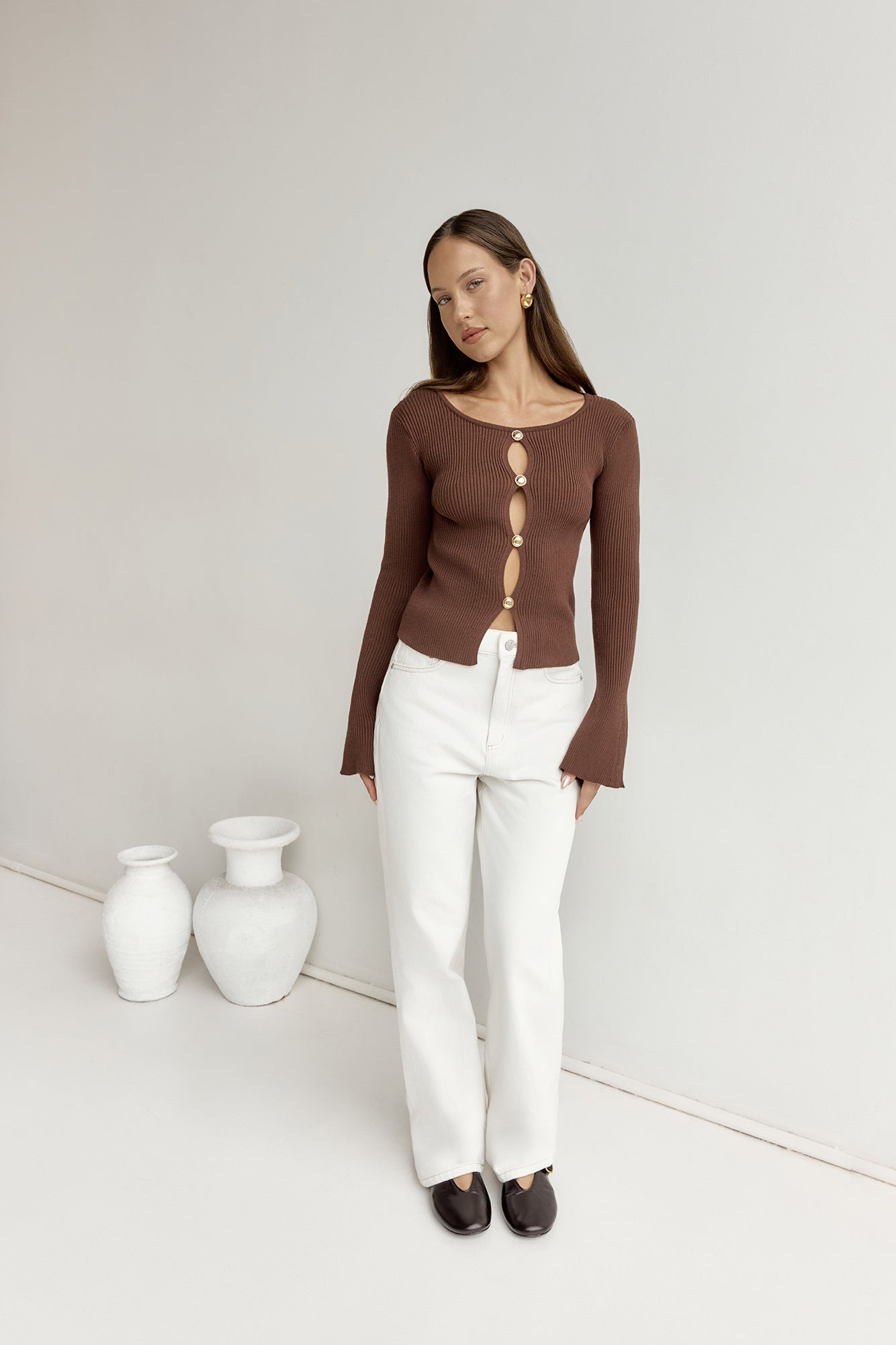 Cardos Cardigan Brown-Roy Dress