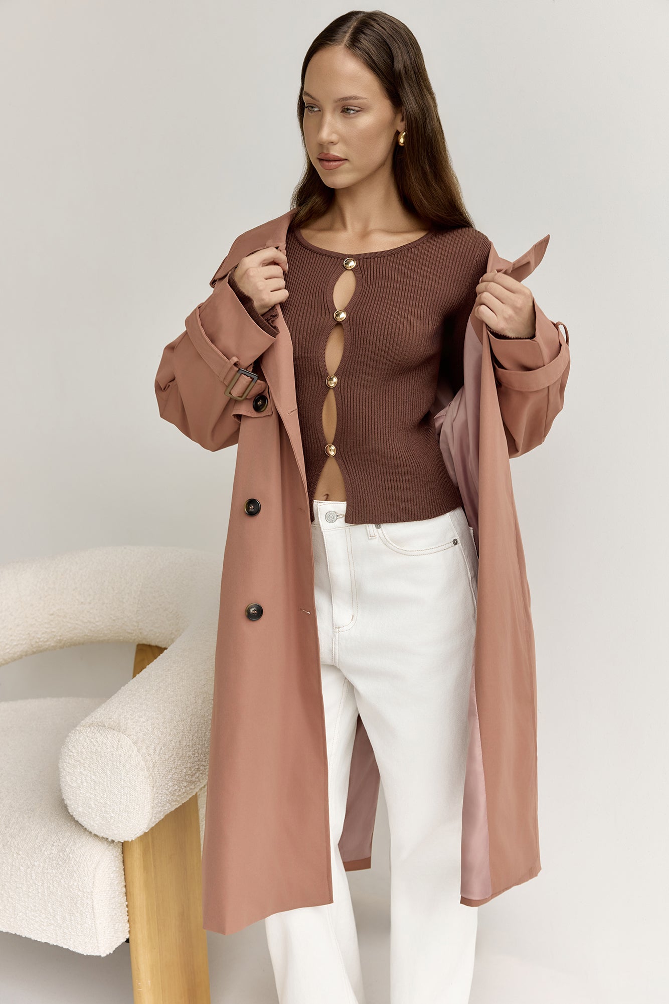 Cardos Cardigan Brown-Roy Dress