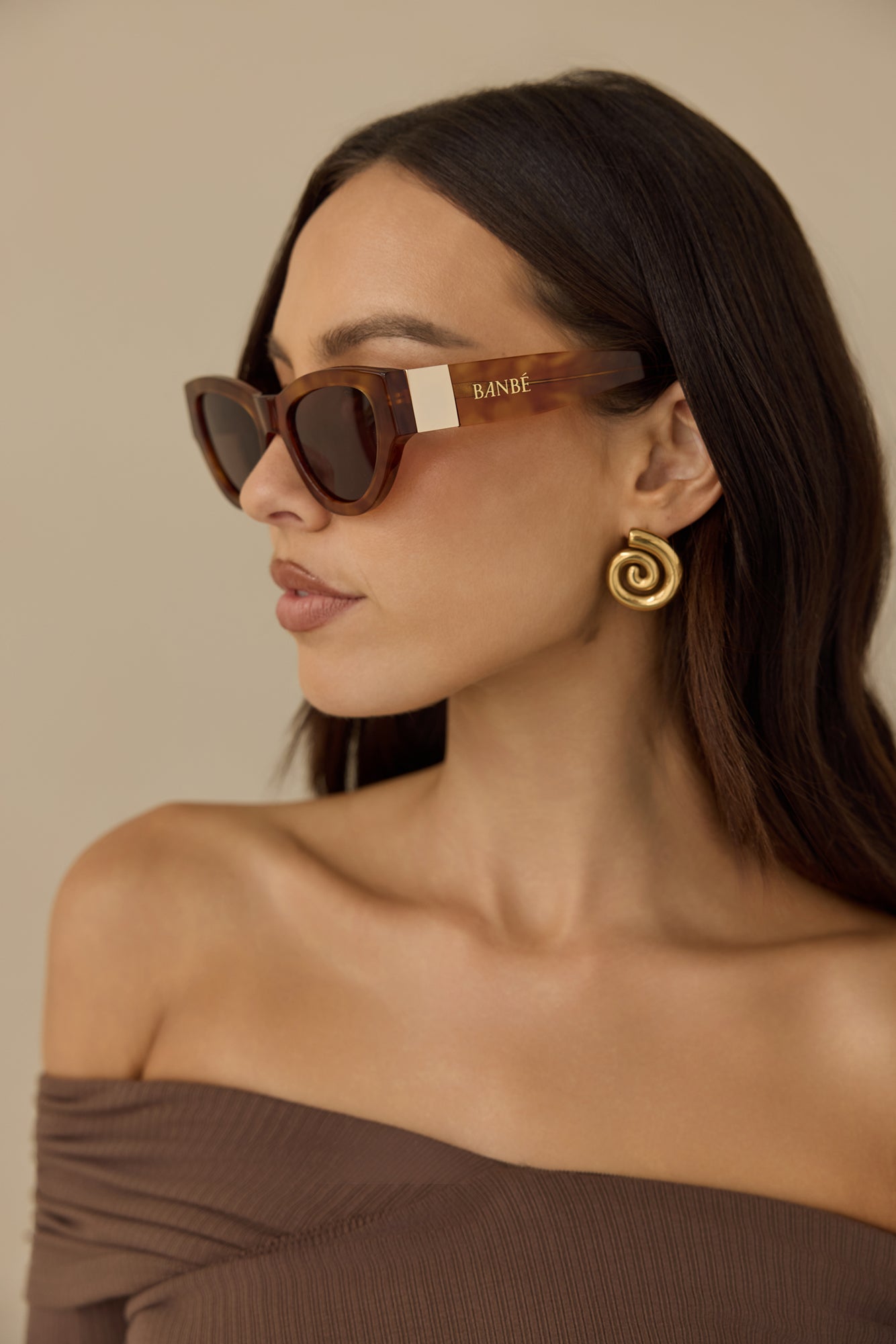 BANBÉ The Carla Sunglasses Honey Tort Auburn-Roy Dress
