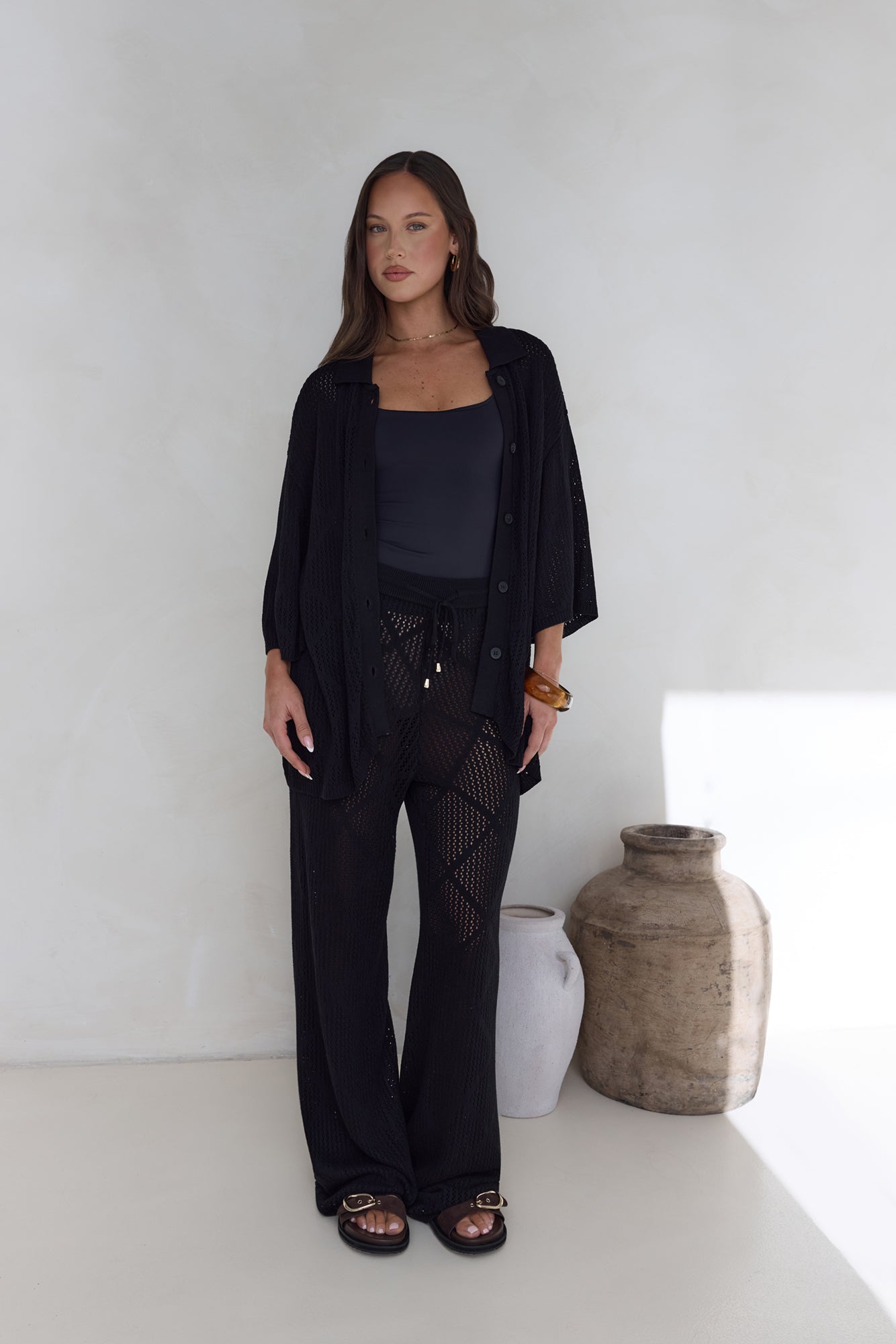Coral Sands Pants Black-Roy Dress