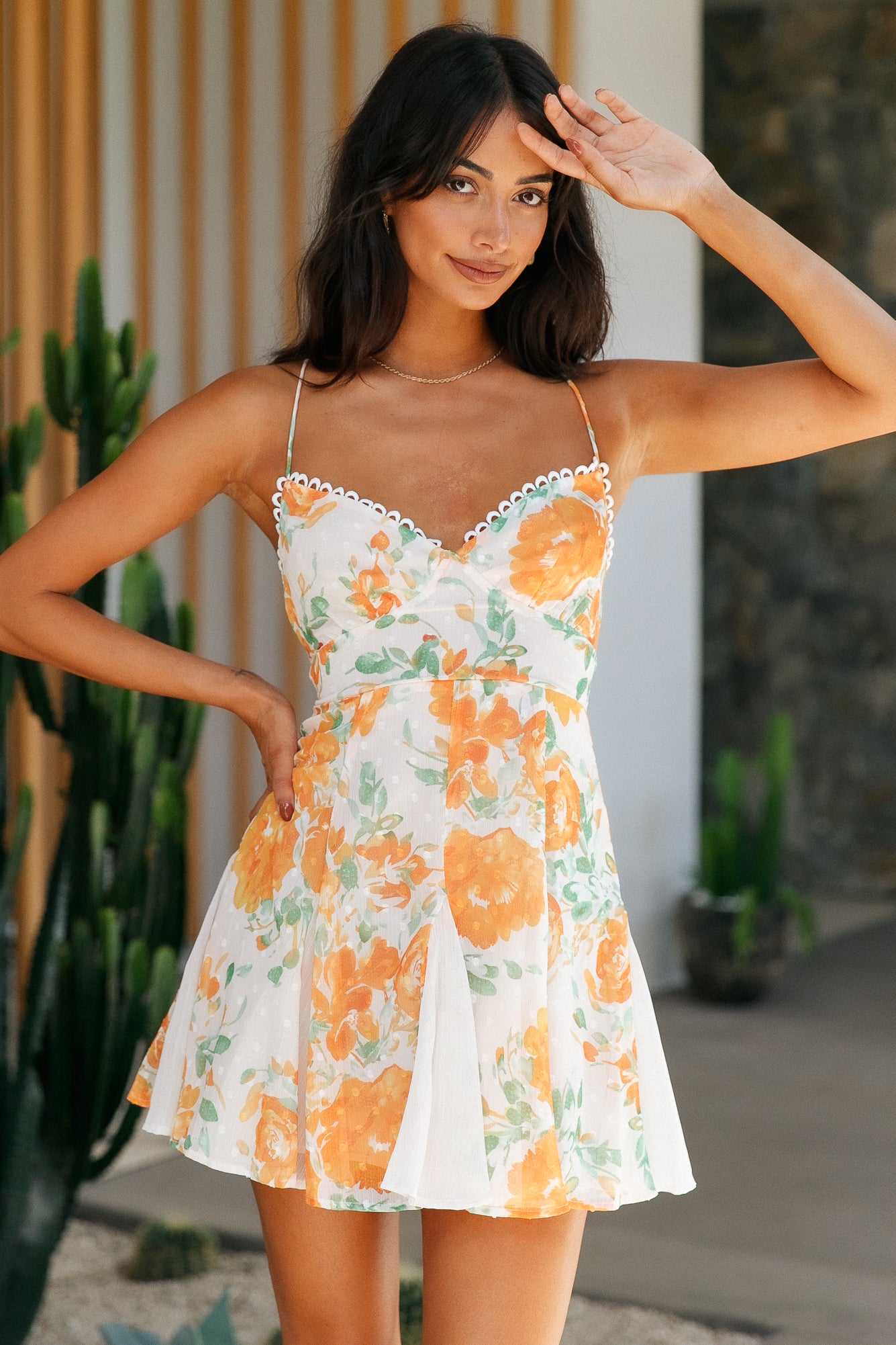 Feel The Sun Dress Orange-Roy Dress