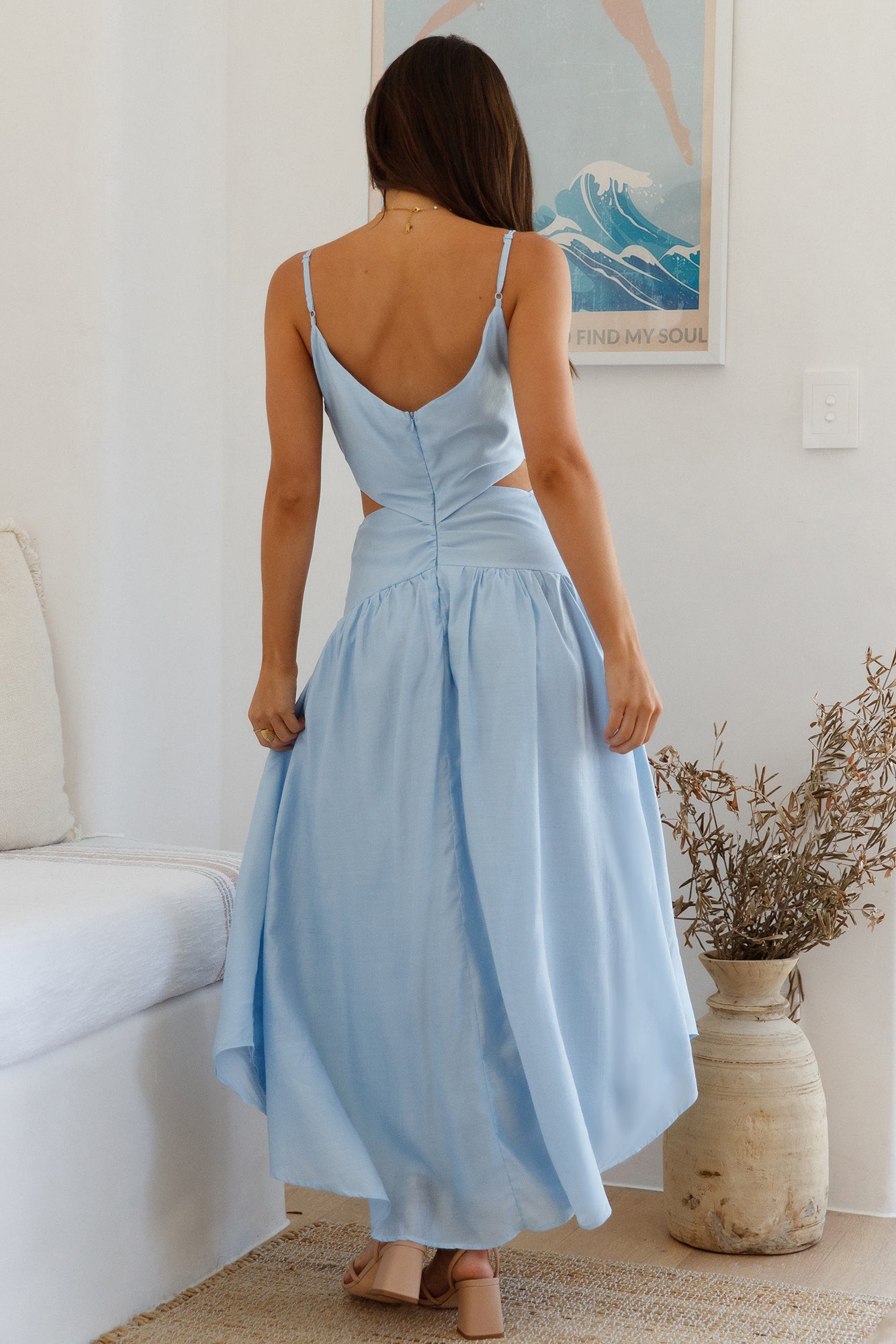 Azure Horizon Maxi Dress Blue-Roy Dress