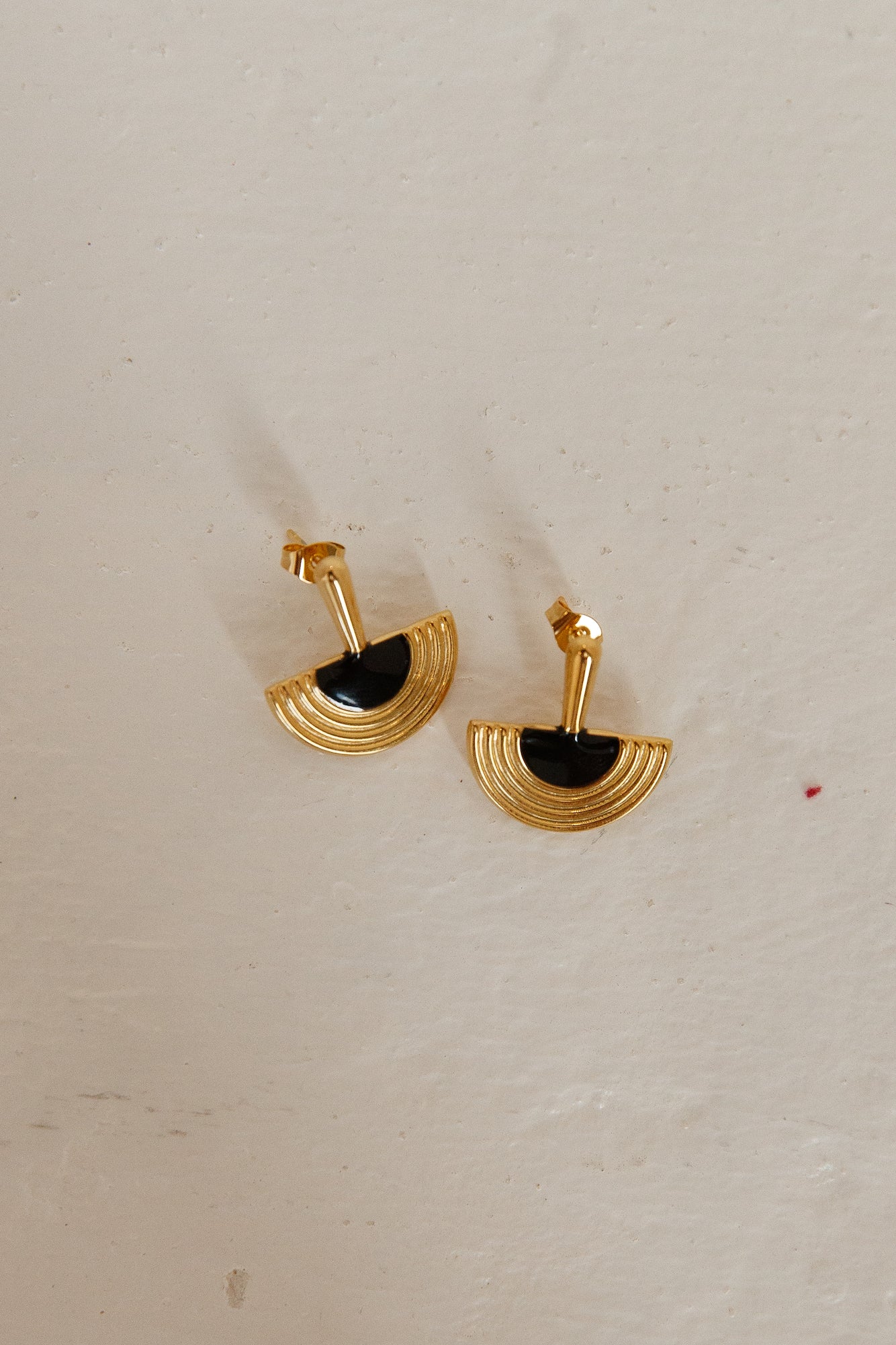 18k Gold Plated Luna Glow Earrings Gold-Roy Dress
