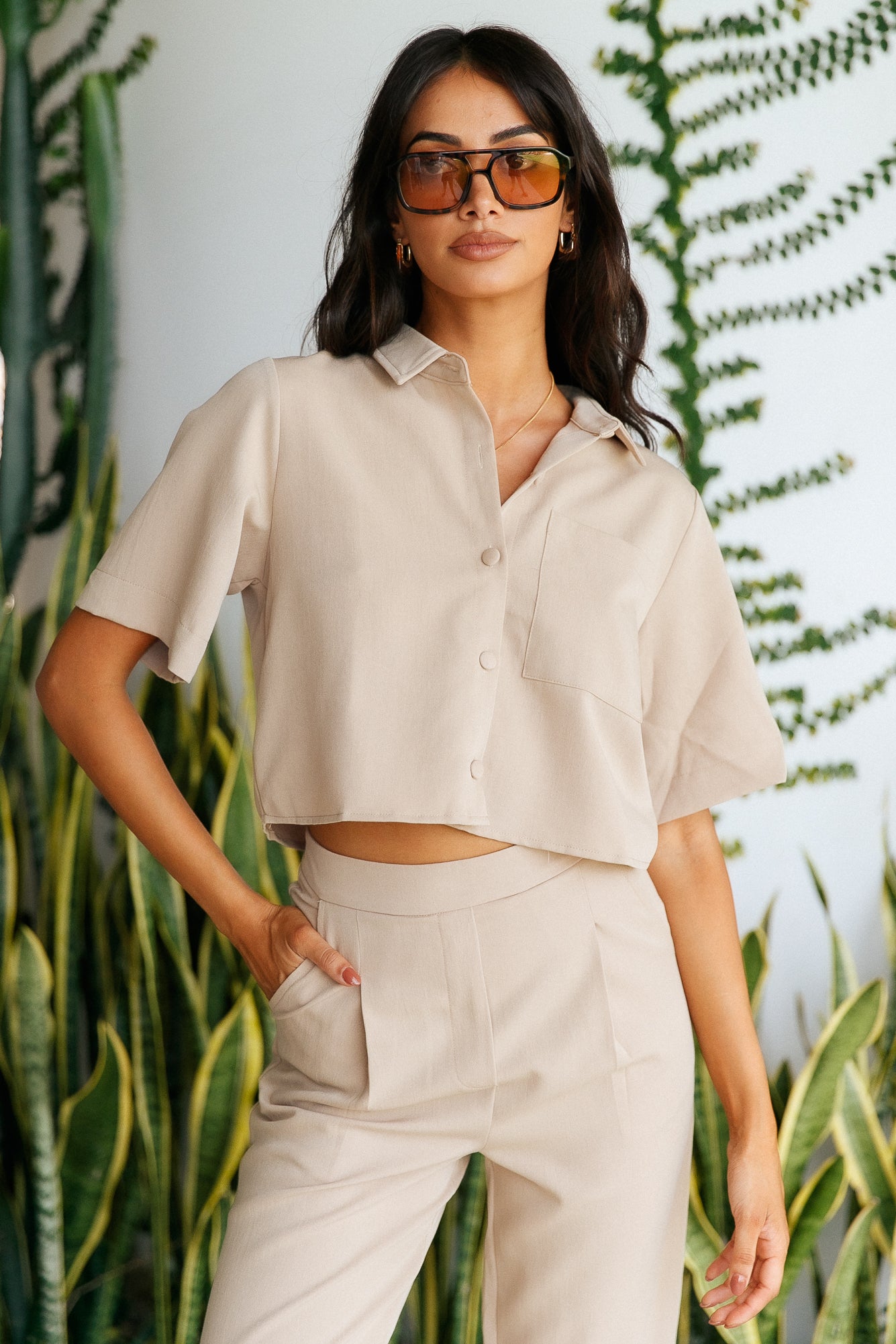 Ambitions From Above Shirt Brown-Roy Dress