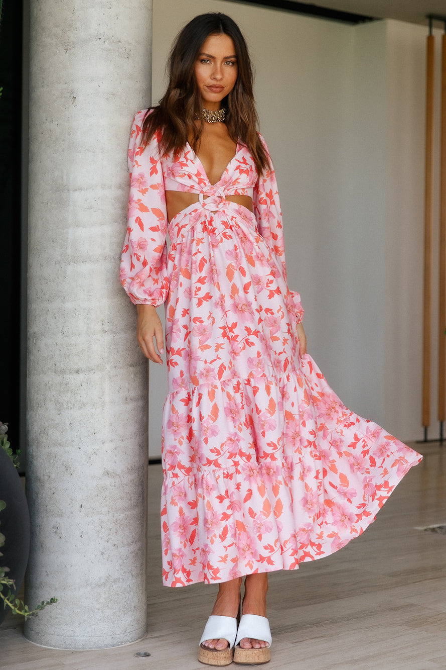 Better Part Maxi Dress Pink-Roy Dress