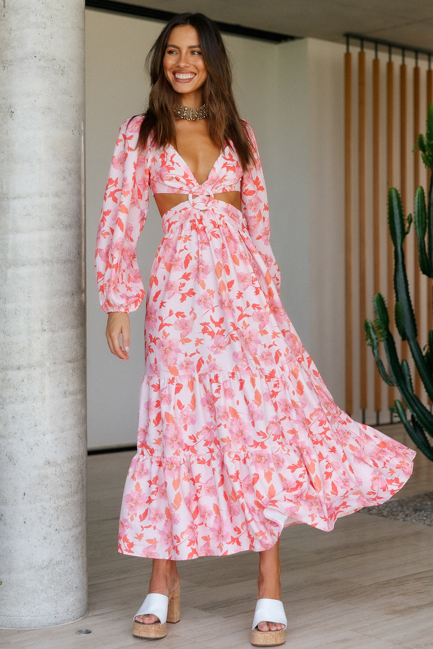Better Part Maxi Dress Pink-Roy Dress