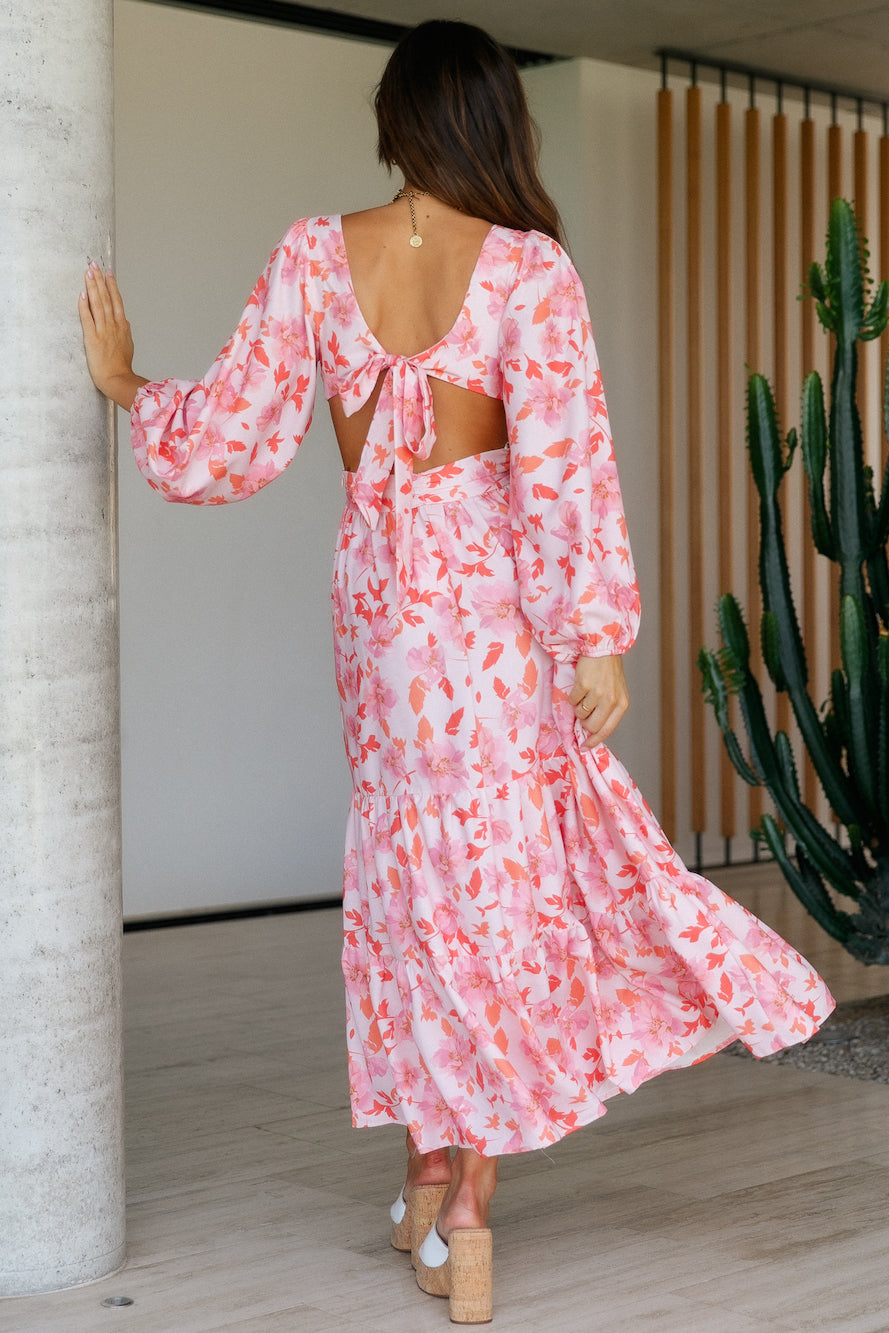 Better Part Maxi Dress Pink-Roy Dress