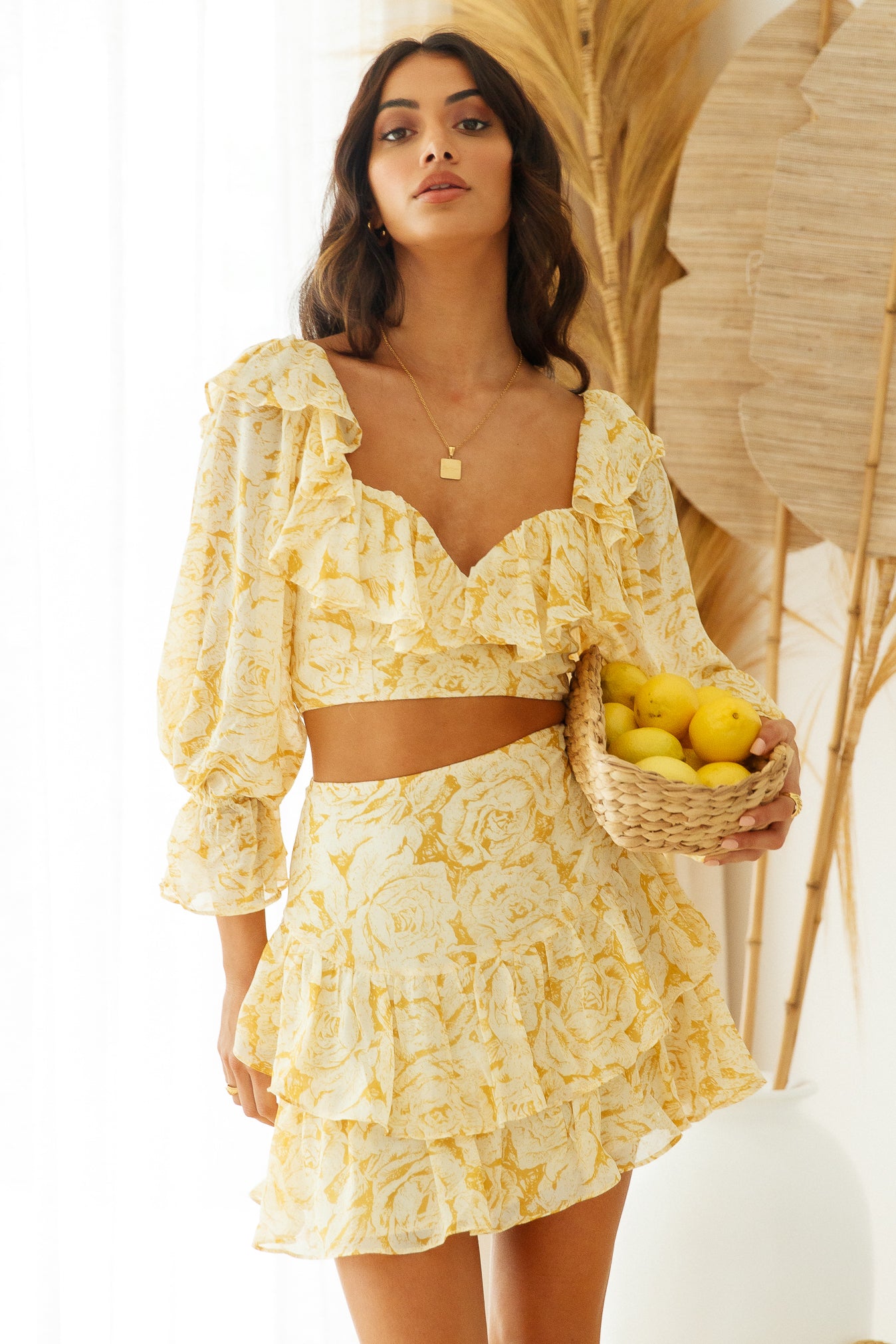 Revered Skirt Yellow-Roy Dress