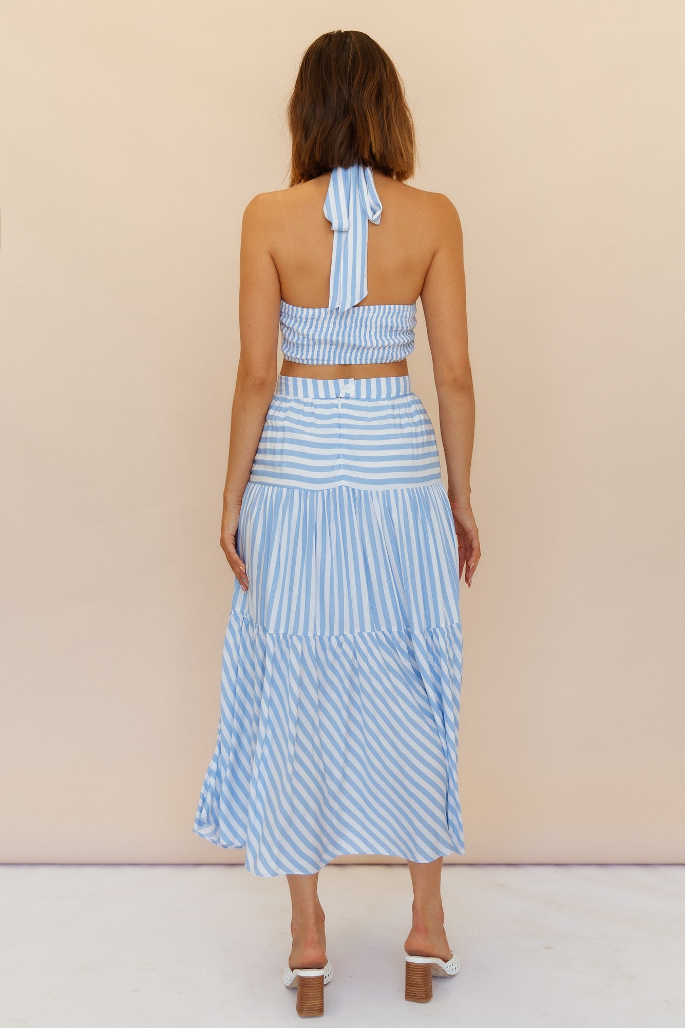 Sand Ripple Set Blue-Roy Dress