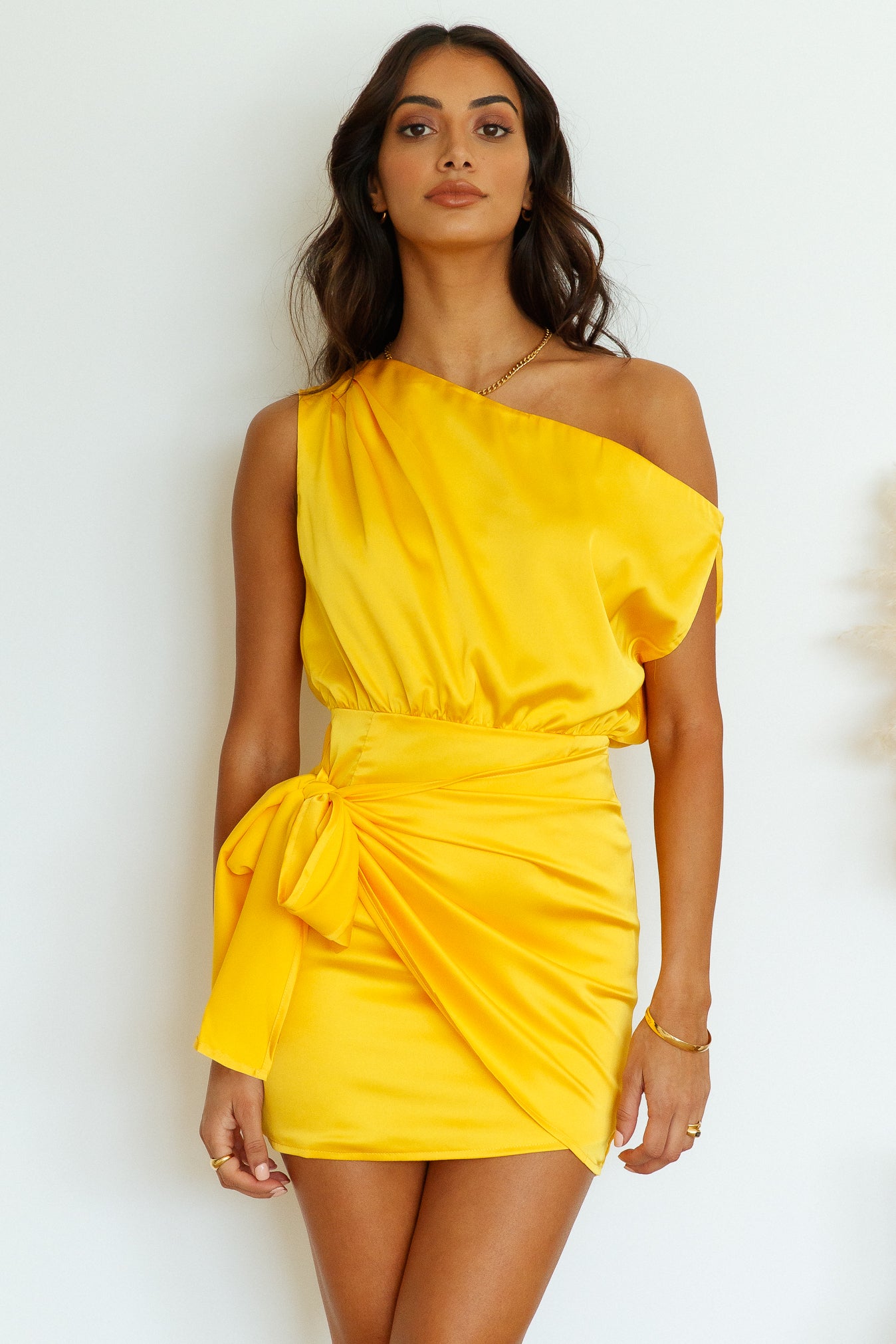 RUNAWAY THE LABEL Charisma Mini Dress Mango-Roy Dress