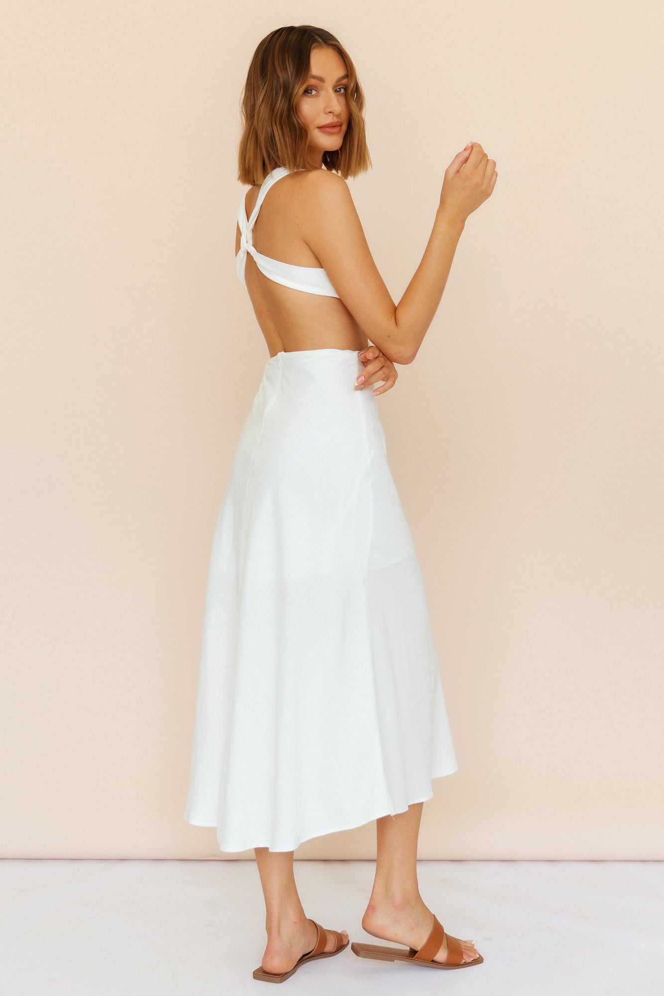 Introducing Me Maxi Dress White-Roy Dress