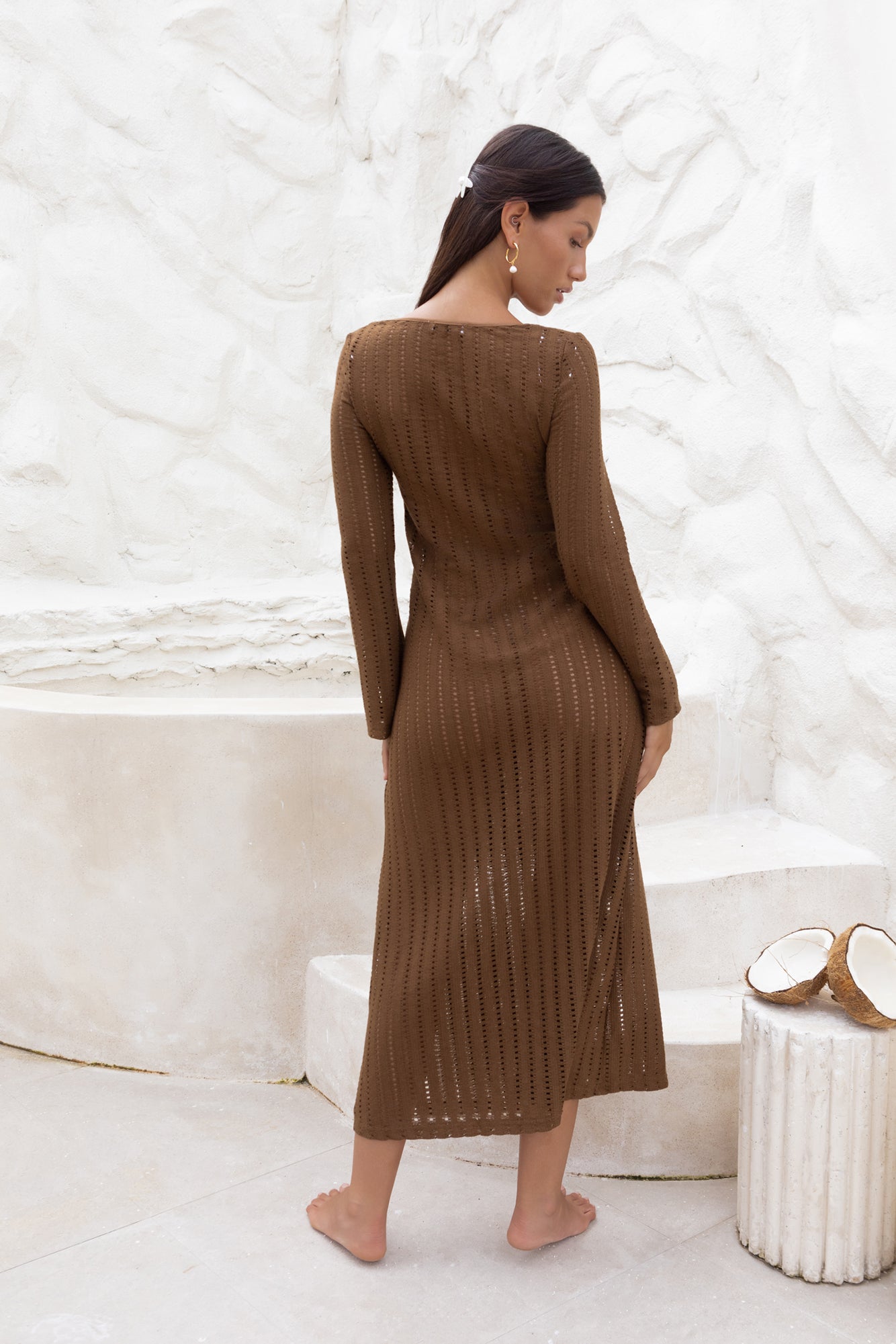 Leilani Maxi Dress Chocolate-Roy Dress