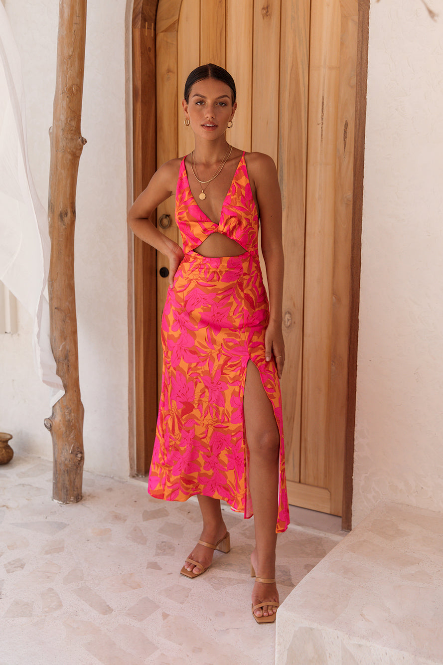 Find Your Meaning Maxi Dress-Roy Dress