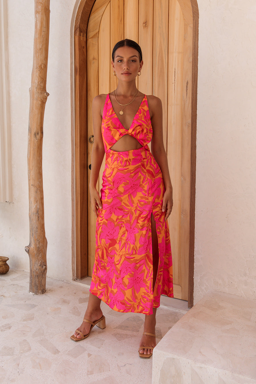 Find Your Meaning Maxi Dress-Roy Dress