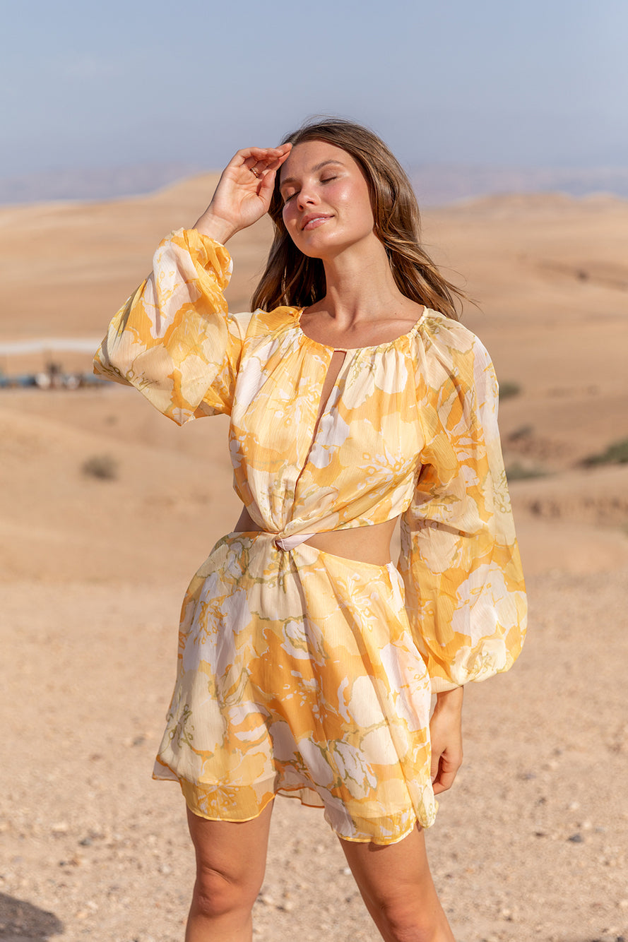 Fascinations Dress Yellow-Roy Dress