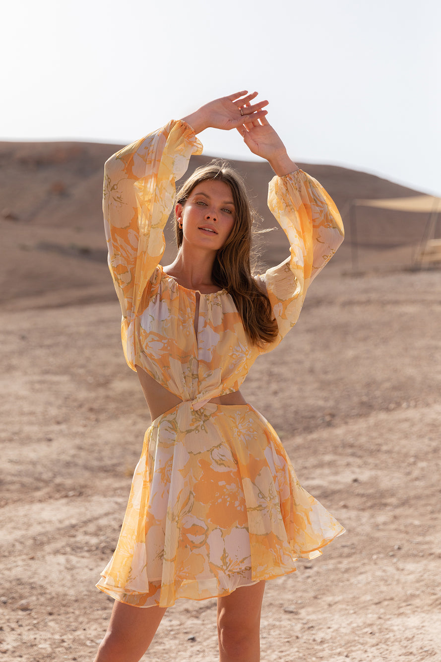 Fascinations Dress Yellow-Roy Dress