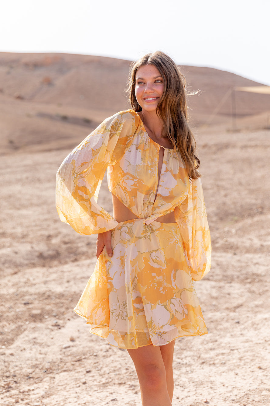 Fascinations Dress Yellow-Roy Dress