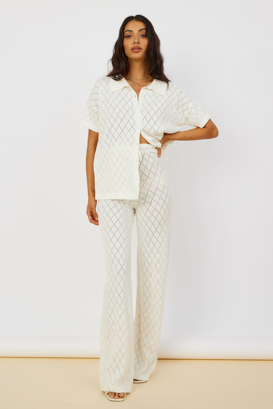 Angel Face Pants White-Roy Dress