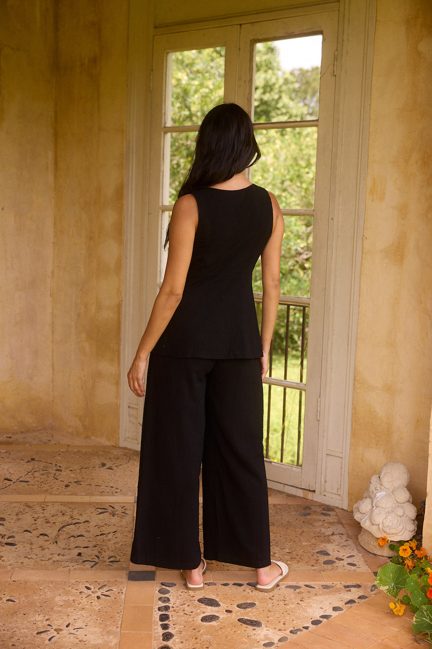 Shell Island Pants Black-Roy Dress