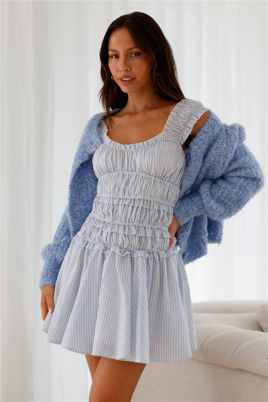 Ice Queen Knit Cardigan Blue-Roy Dress