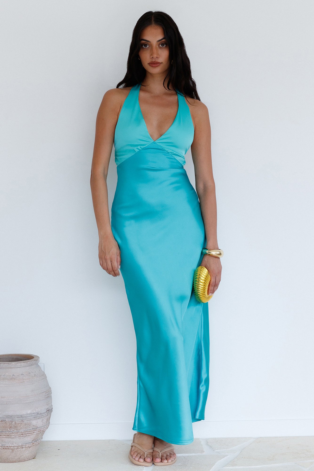Serene Maxi Dress Sage-Roy Dress