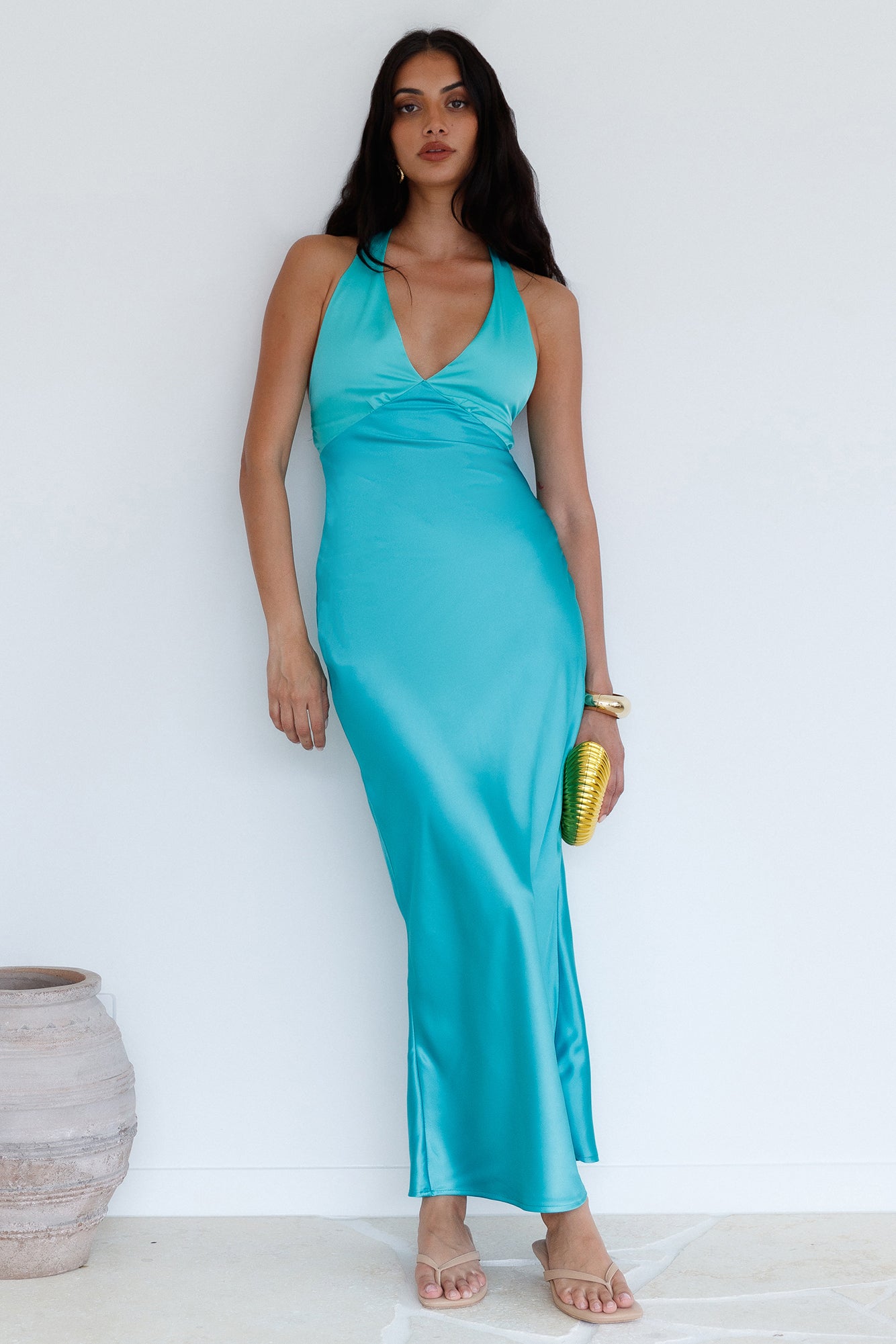 Serene Maxi Dress Sage-Roy Dress