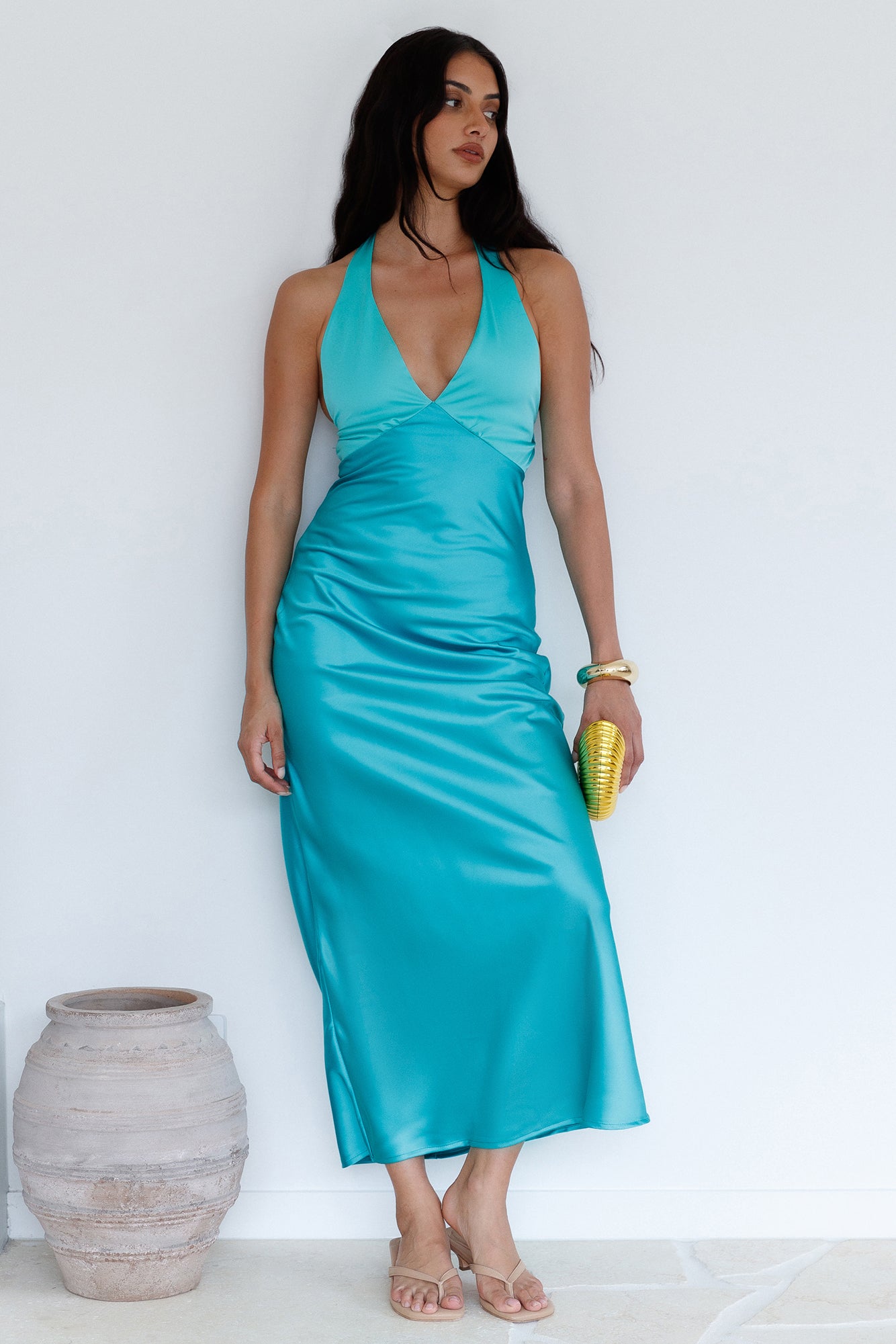 Serene Maxi Dress Sage-Roy Dress