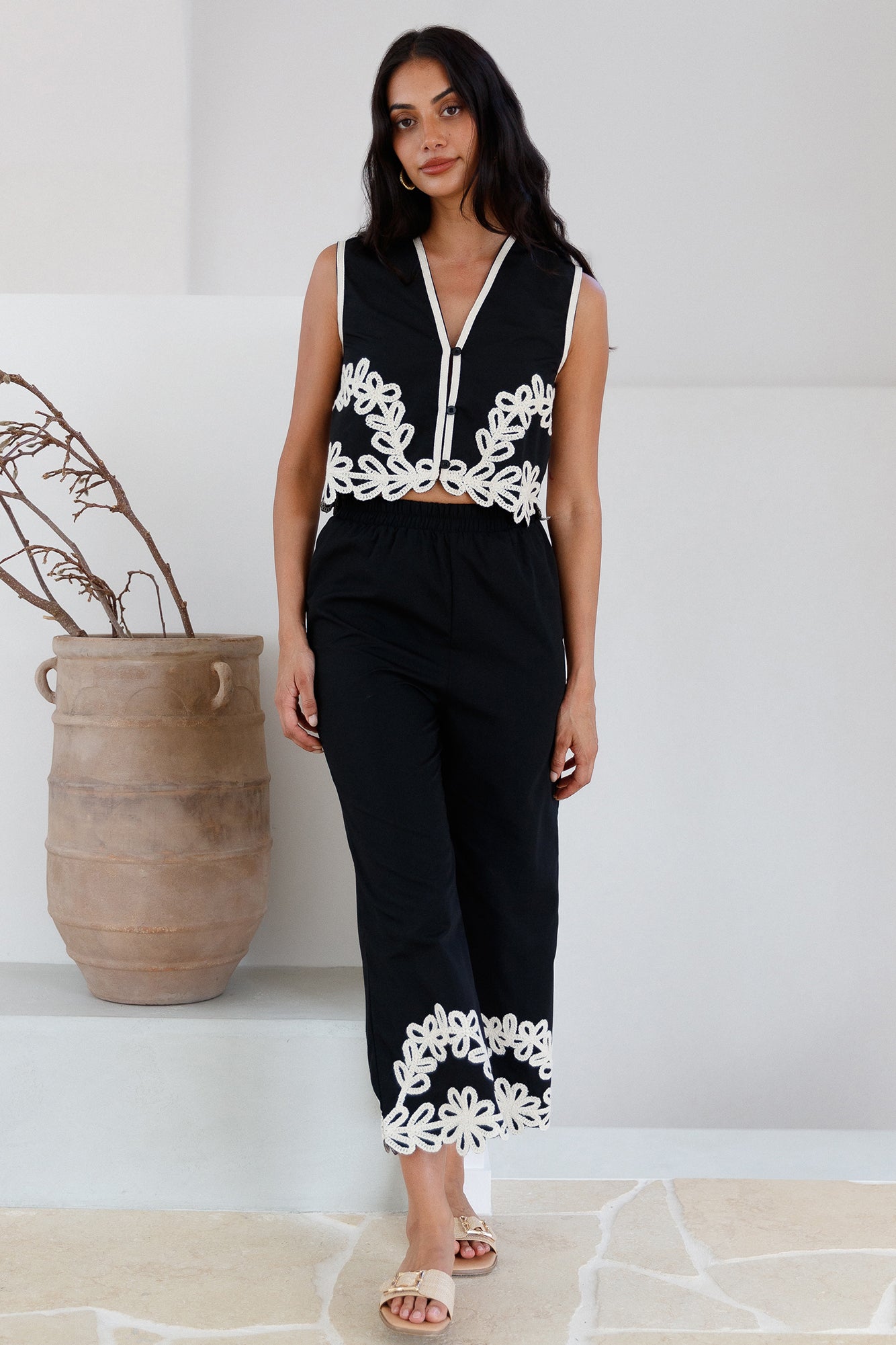 Dreaming Softly Pants Black-Roy Dress