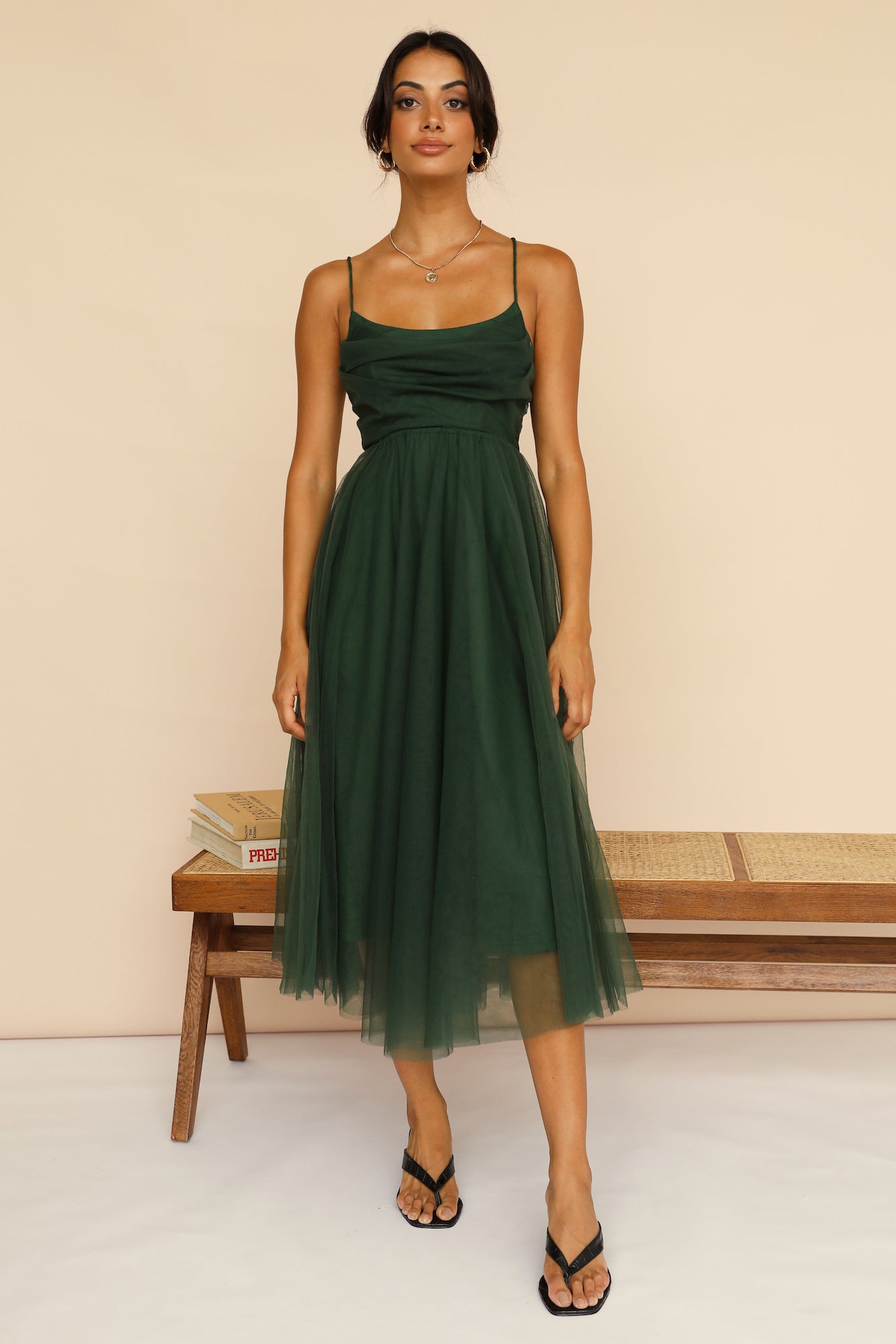 You Gotta Know Maxi Dress Forest Green-Roy Dress