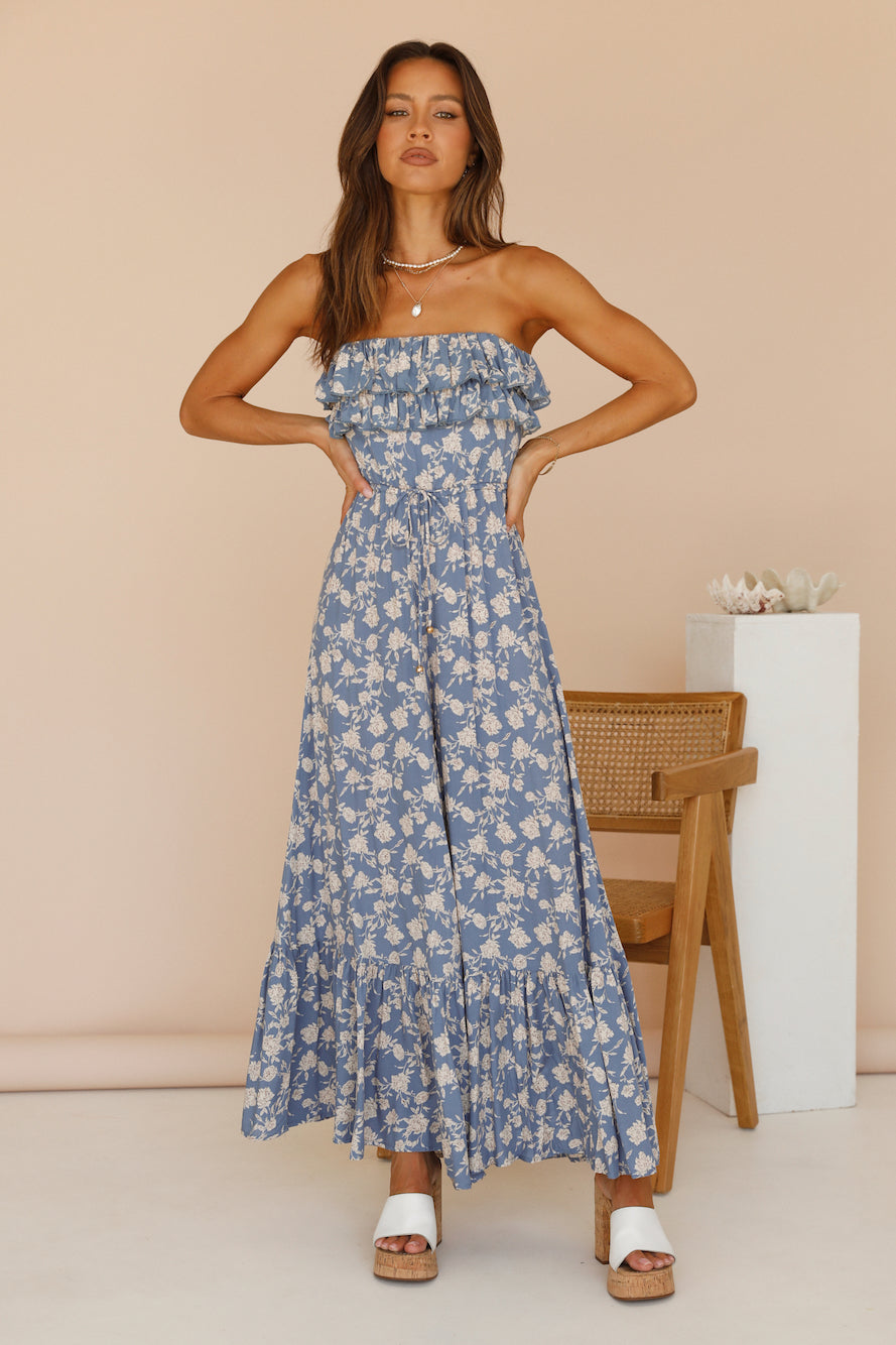 Count To Ten Jumpsuit Blue-Roy Dress