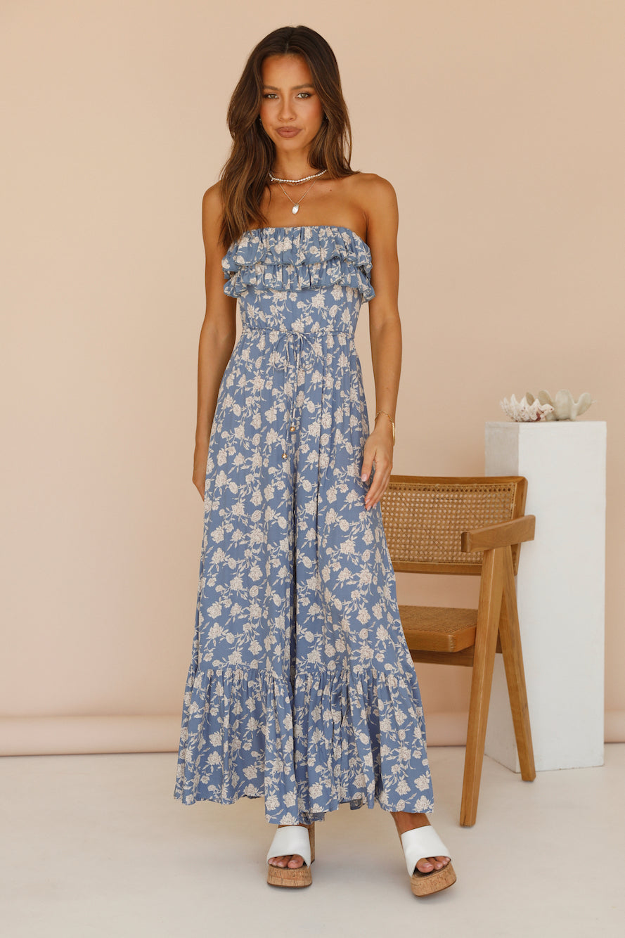 Count To Ten Jumpsuit Blue-Roy Dress